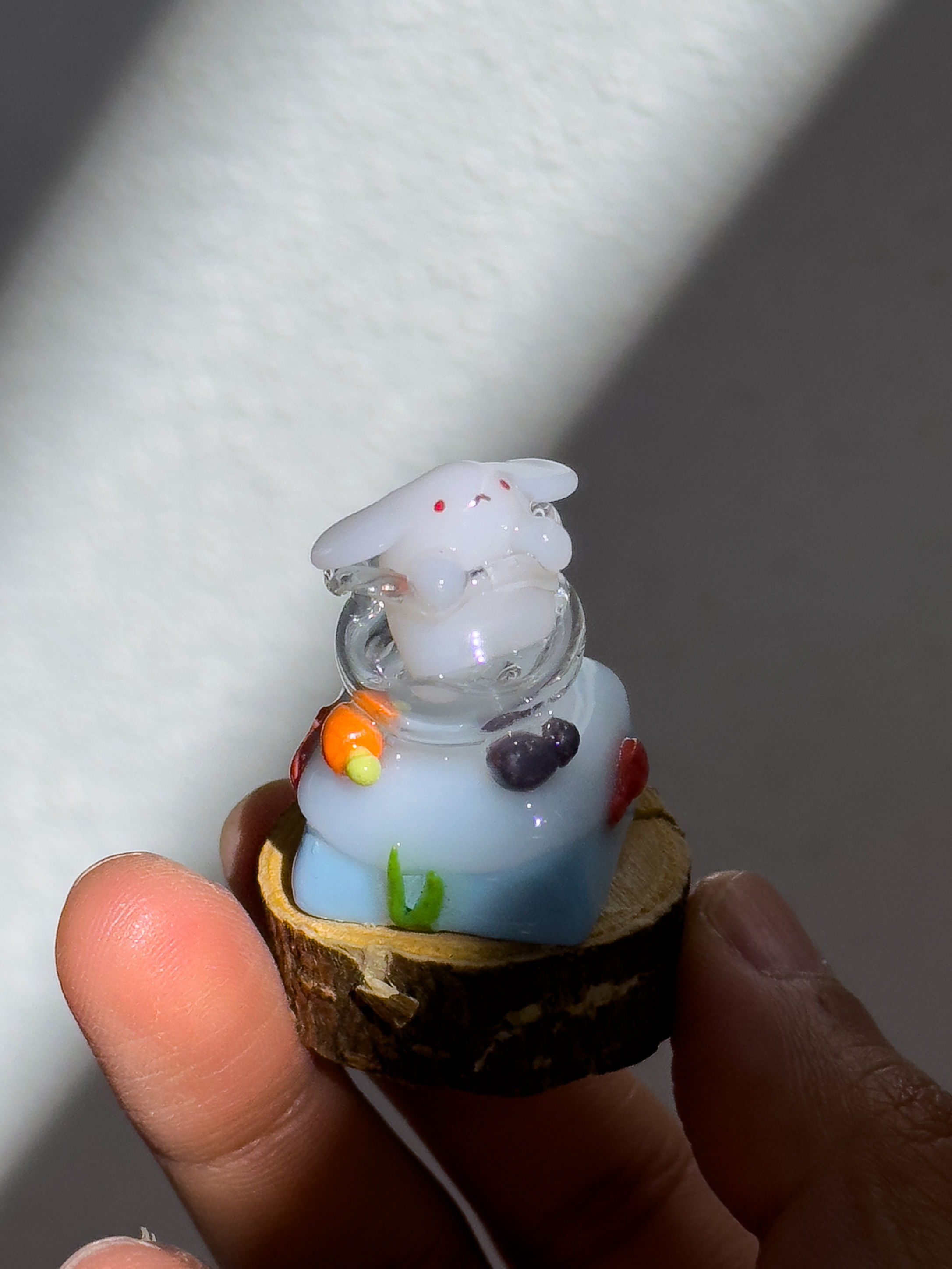 Snow Bun Artisan Keycap!