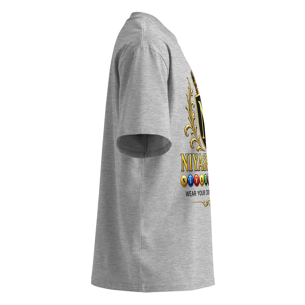Thumbnail: NiyasFashion Street Crown Unisex oversized high neck t-shirt