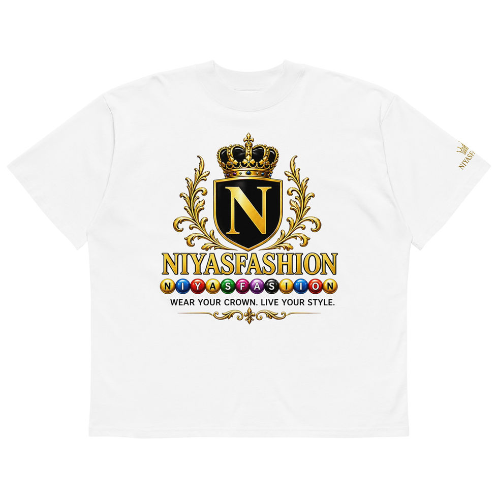 Thumbnail: NiyasFashion Street Crown Unisex oversized high neck t-shirt