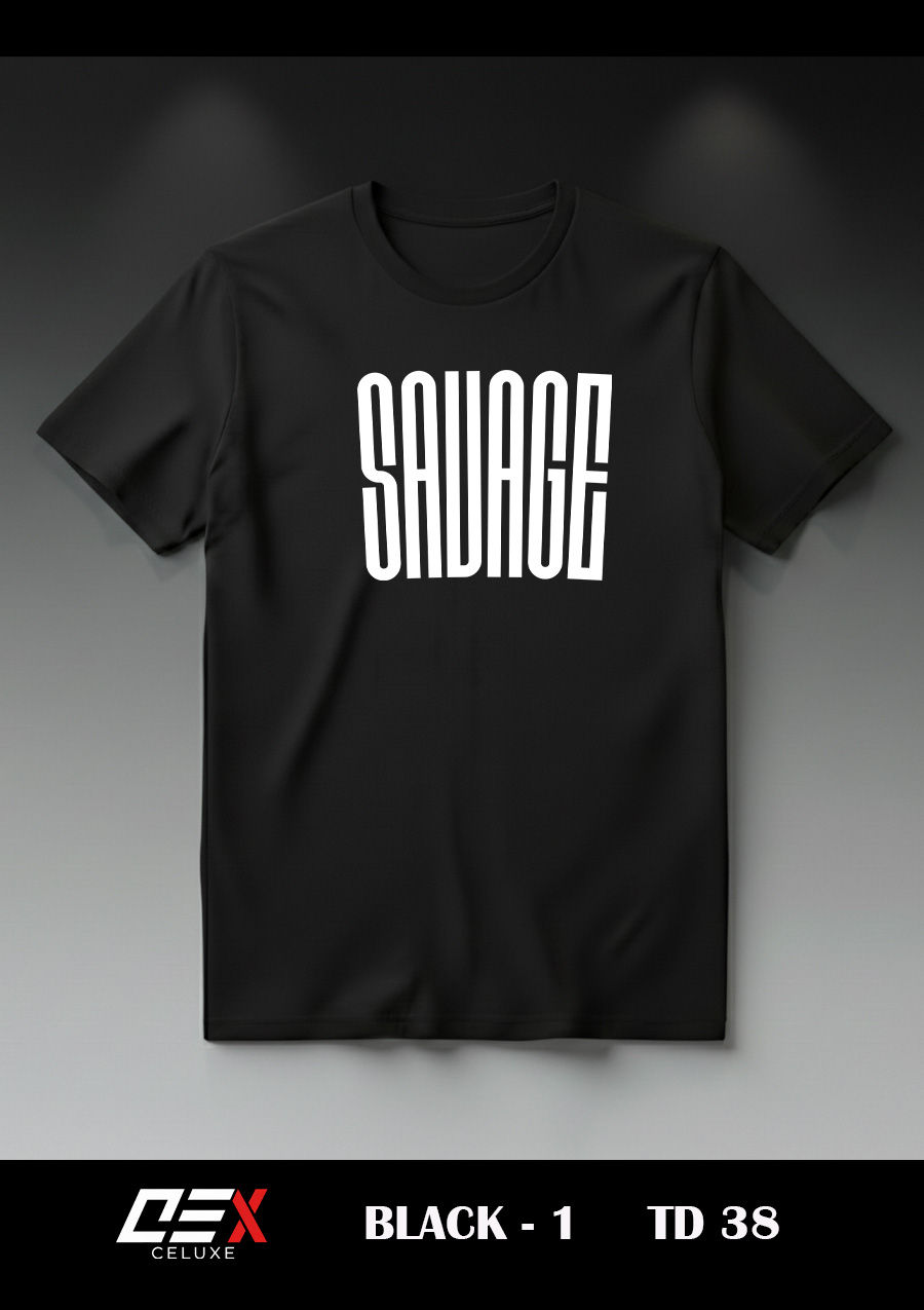 Thumbnail: Premium Cotton Crew Neck Unisex  T-Shirt (Regular-fit ) - TD 38