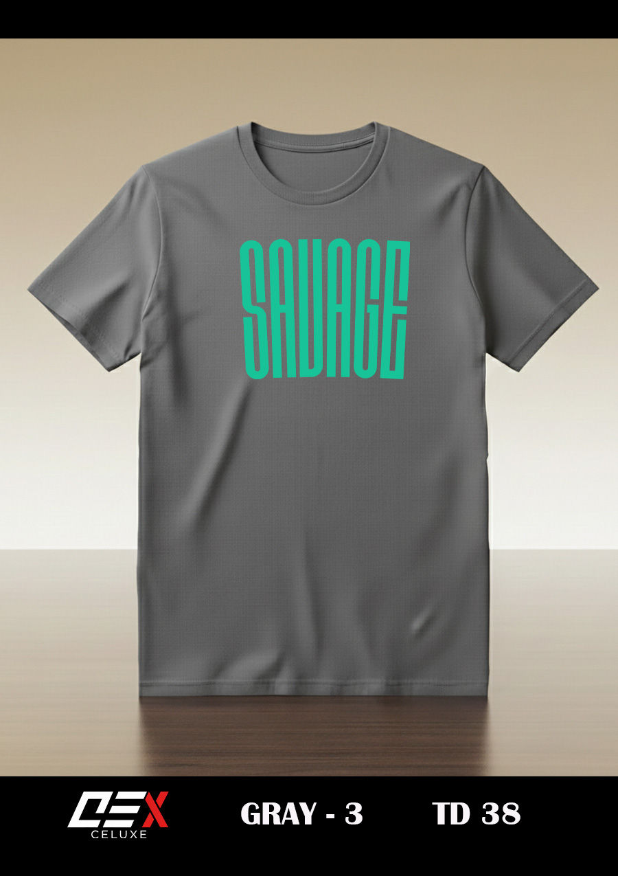 Thumbnail: Premium Cotton Crew Neck Unisex  T-Shirt (Regular-fit ) - TD 38