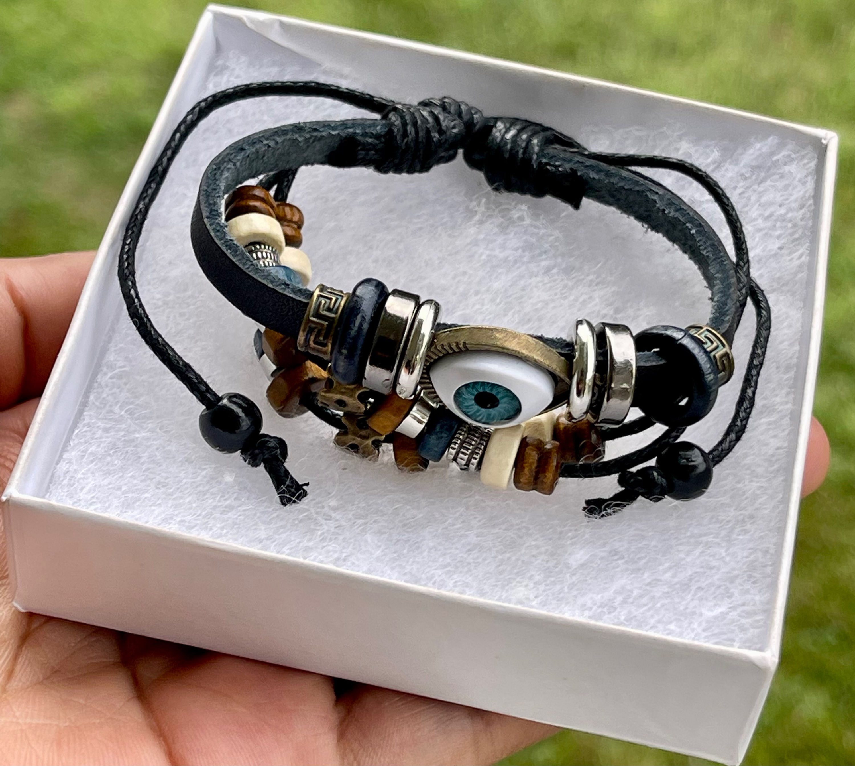 Unisex Evil Eye Adjustable Bracelet