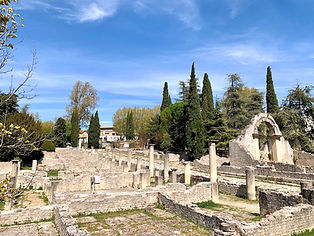Meublé de tourisme location saisonnière gîte Vaison-la-Romaine Vaucluse Provence Mont-Ventoux - La Maison perchée vestiges romains