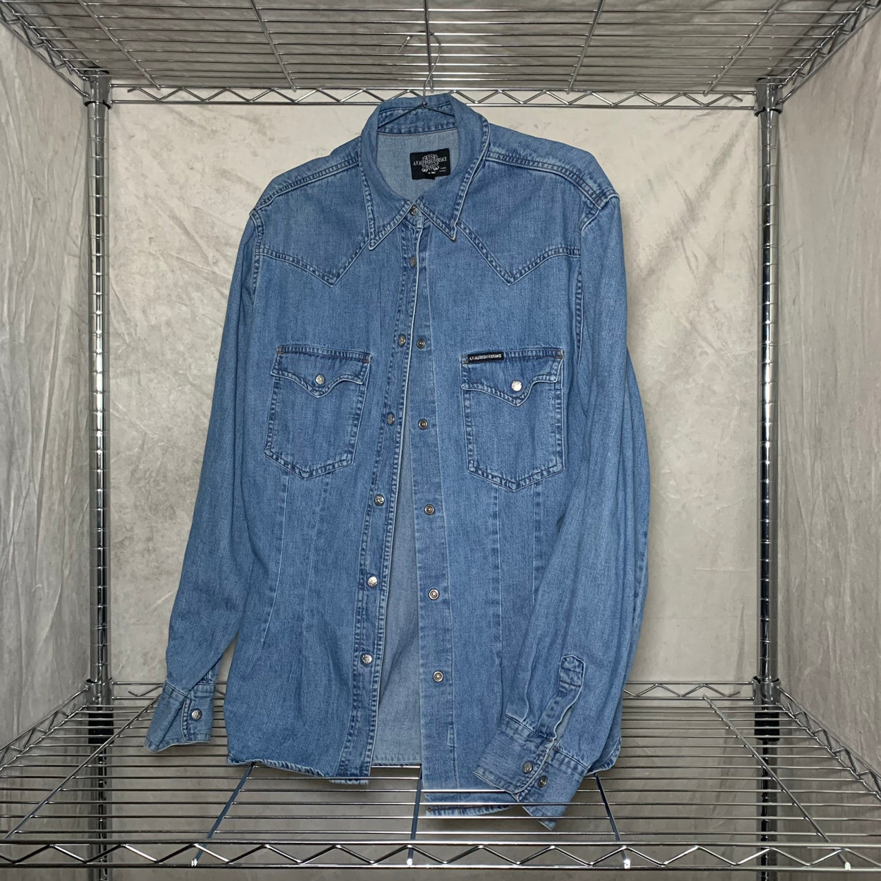 versace denim shirt