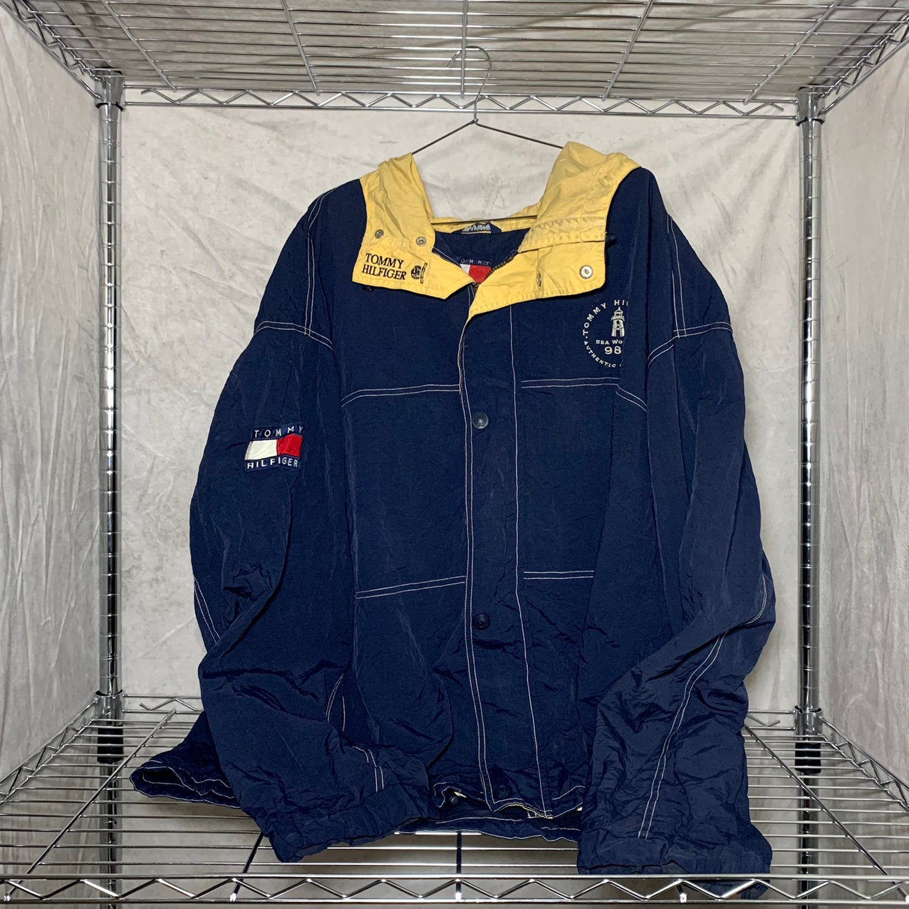 Navy Tommy Hilfiger Windbreaker 