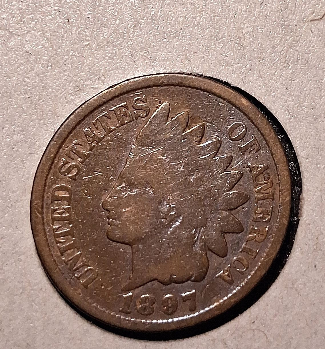 1897 Indian Head Cent