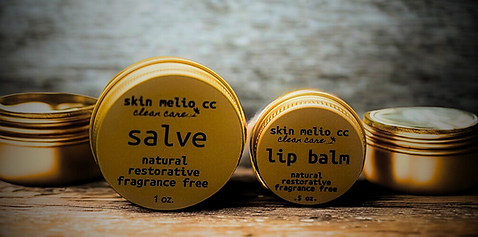 Handcrafted small-batch Skin Melio CC salve with natural herbs