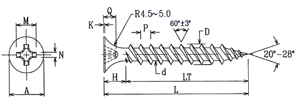 Phil Bugle HD. Quick-Drive Screws