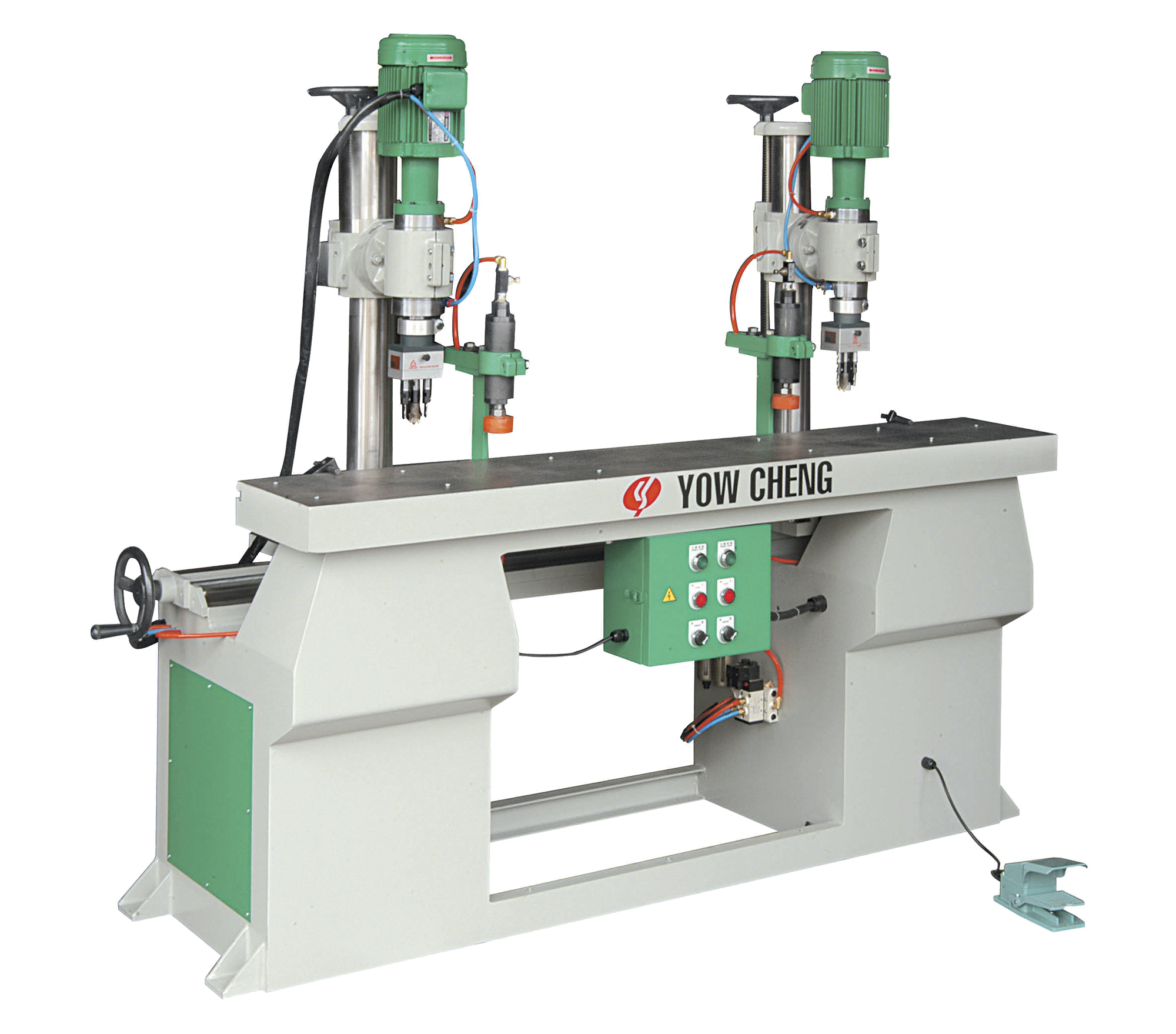 HORIZONTAL & VERTICAL DOUBLE HEAD BORING MACHINE YOW CHENG