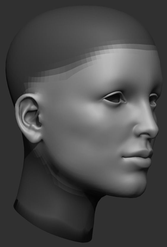 Mannequin Base Head Created
