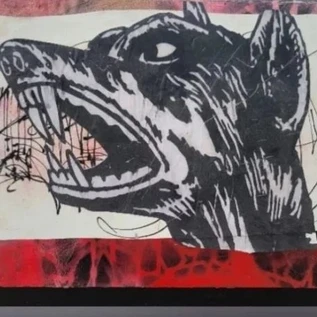 Beware #2 is mixed media art by artist markanthony r little