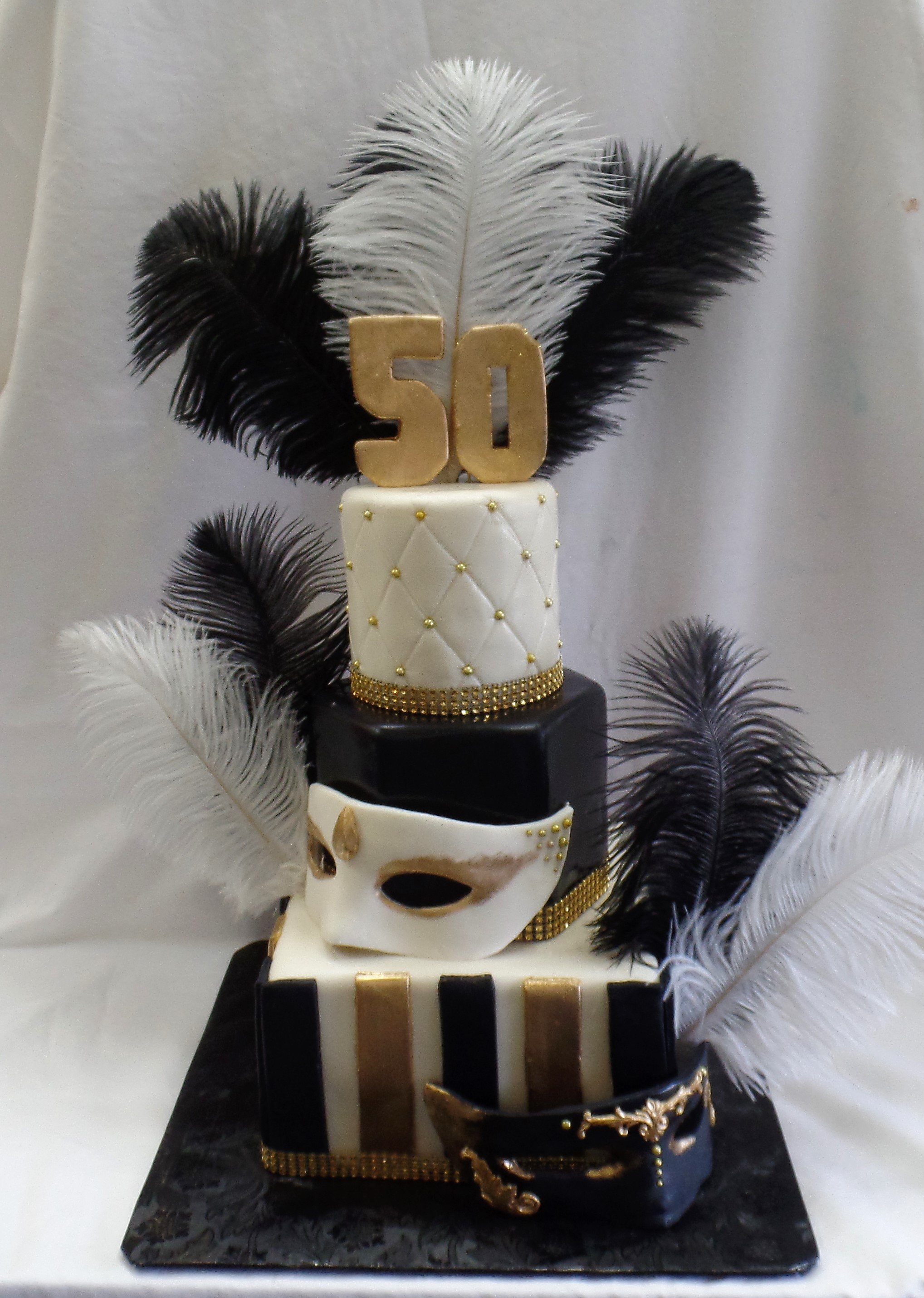 Masquerade Birthday Cake