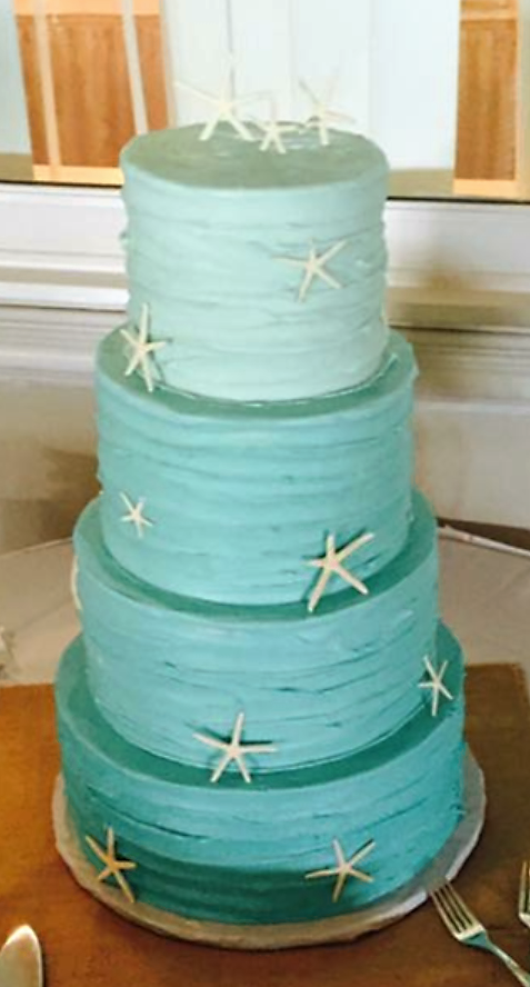 Beach Wedding Cake