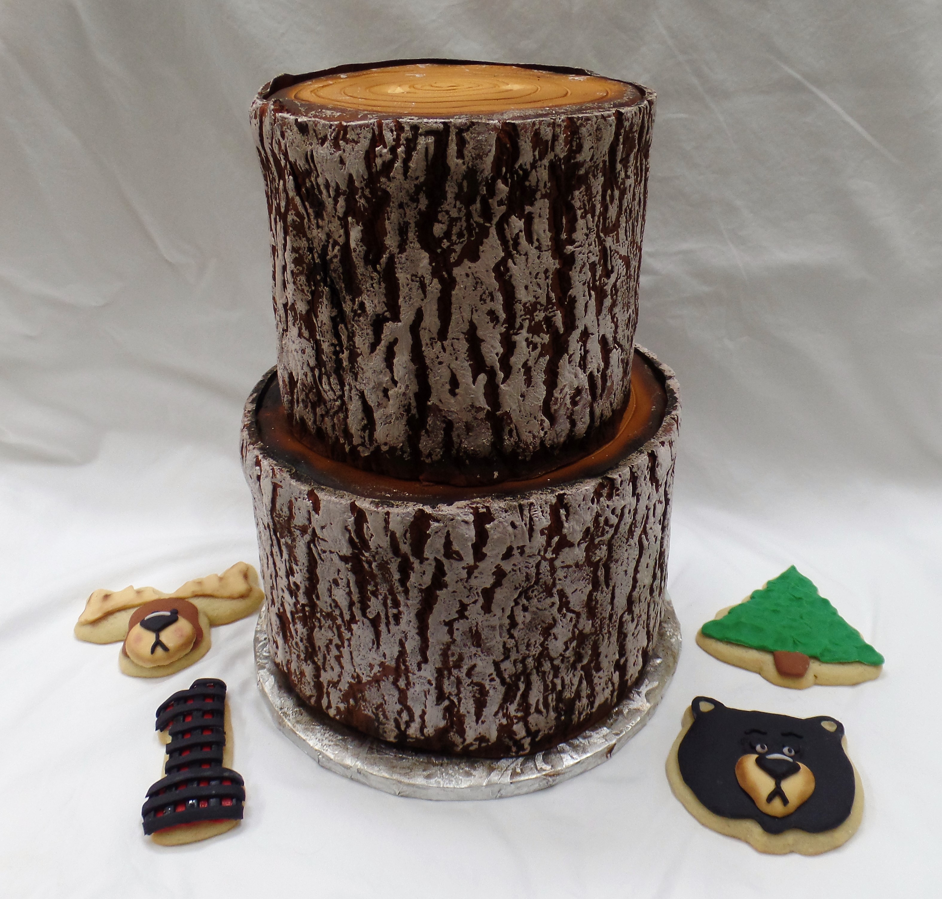 Woodland Birthday Cake & Cookies