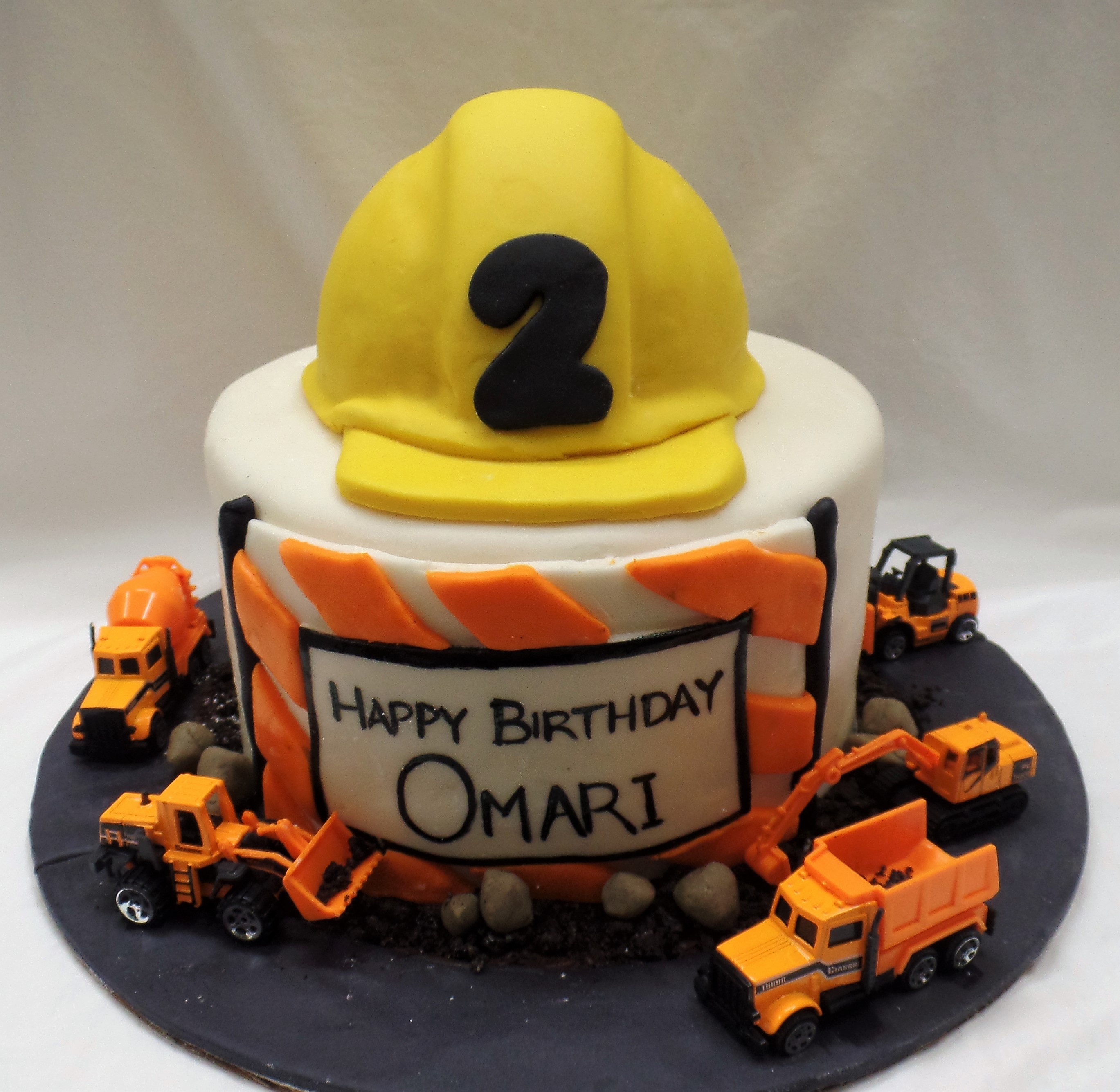Construction Birthday Cake