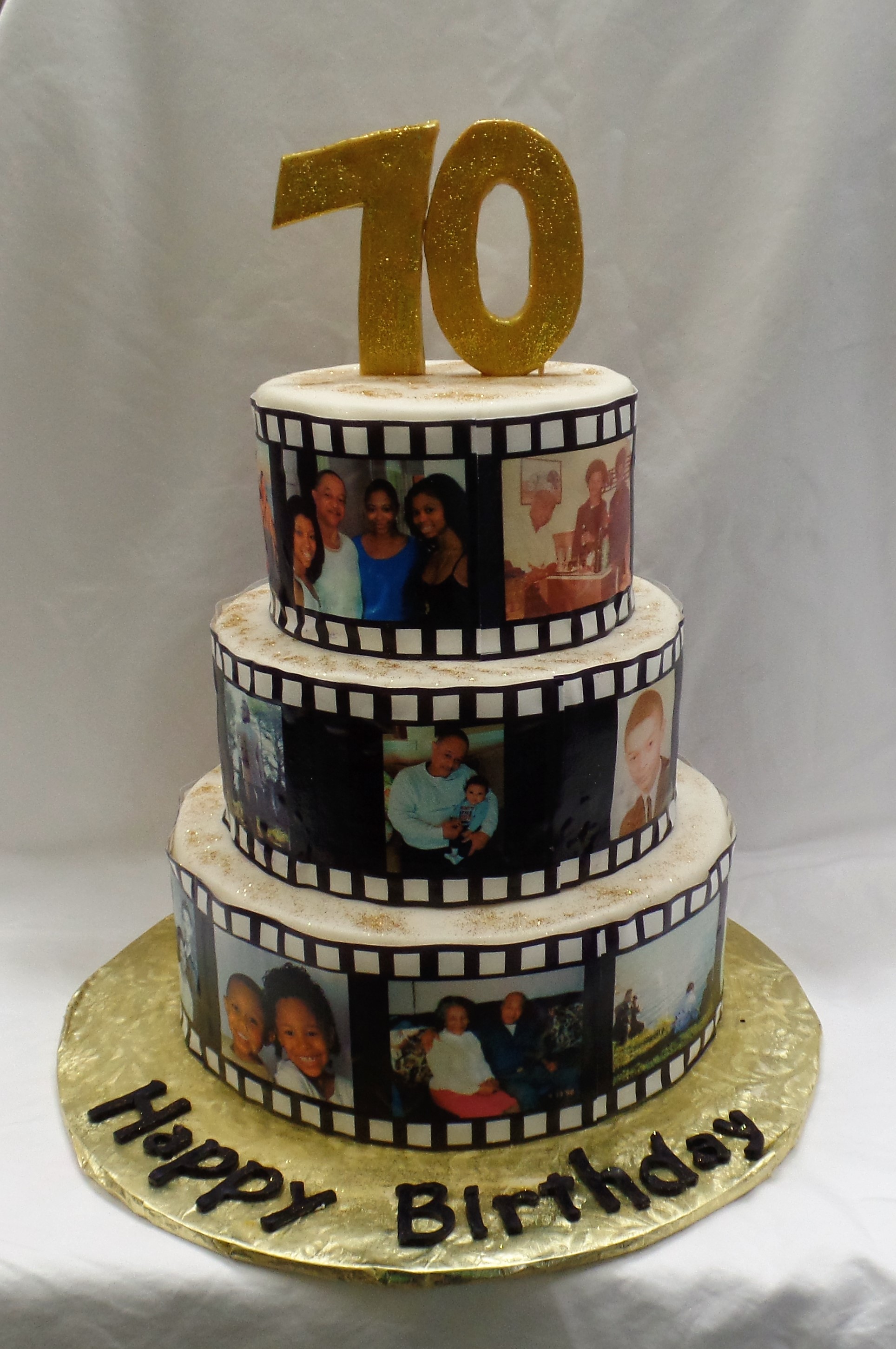 Picture Film Birthday Cake