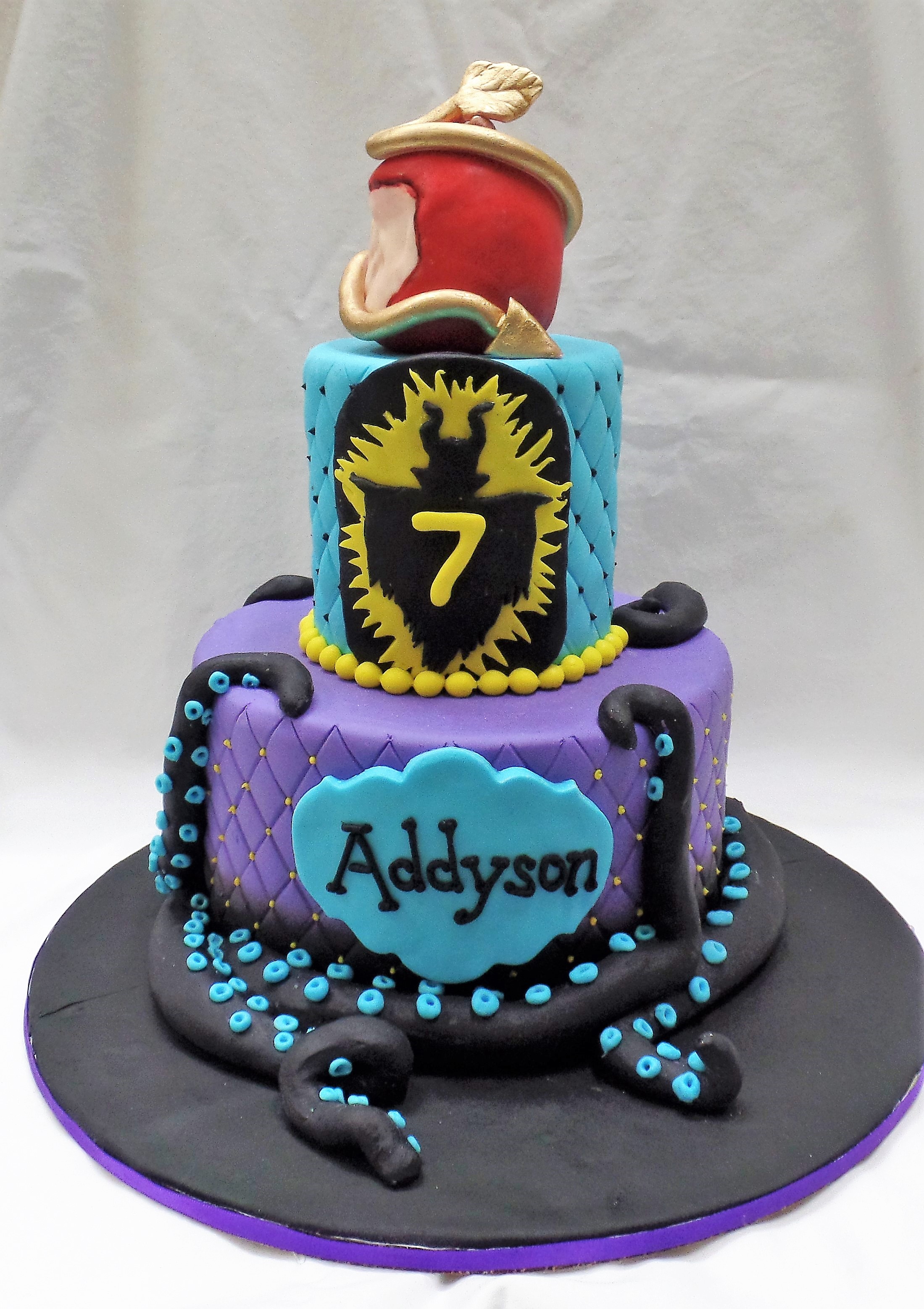 Maleficent Birthday Cake