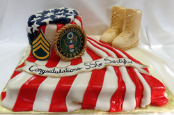 Army Retirement Cake