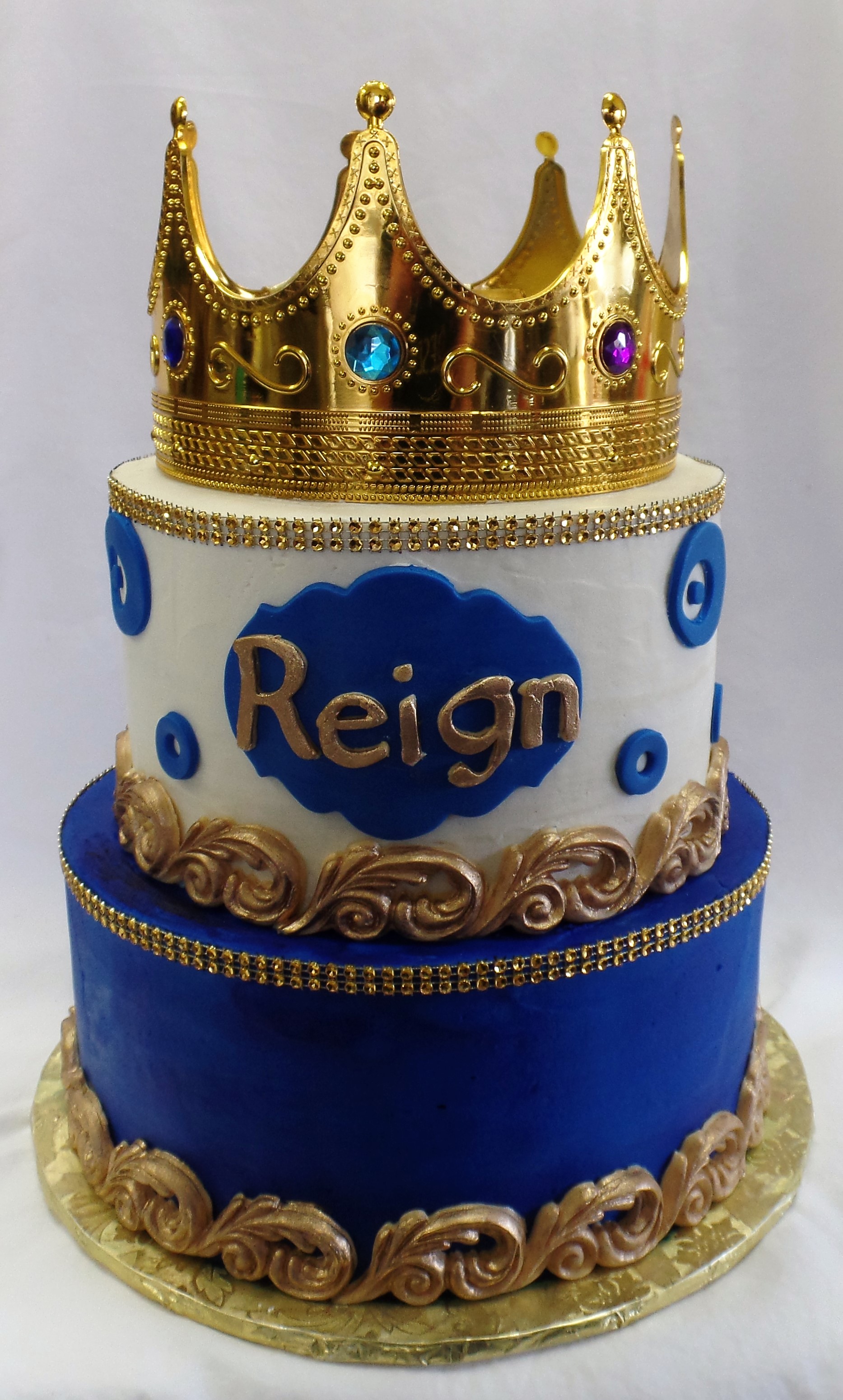 Prince Baby Shower Cake