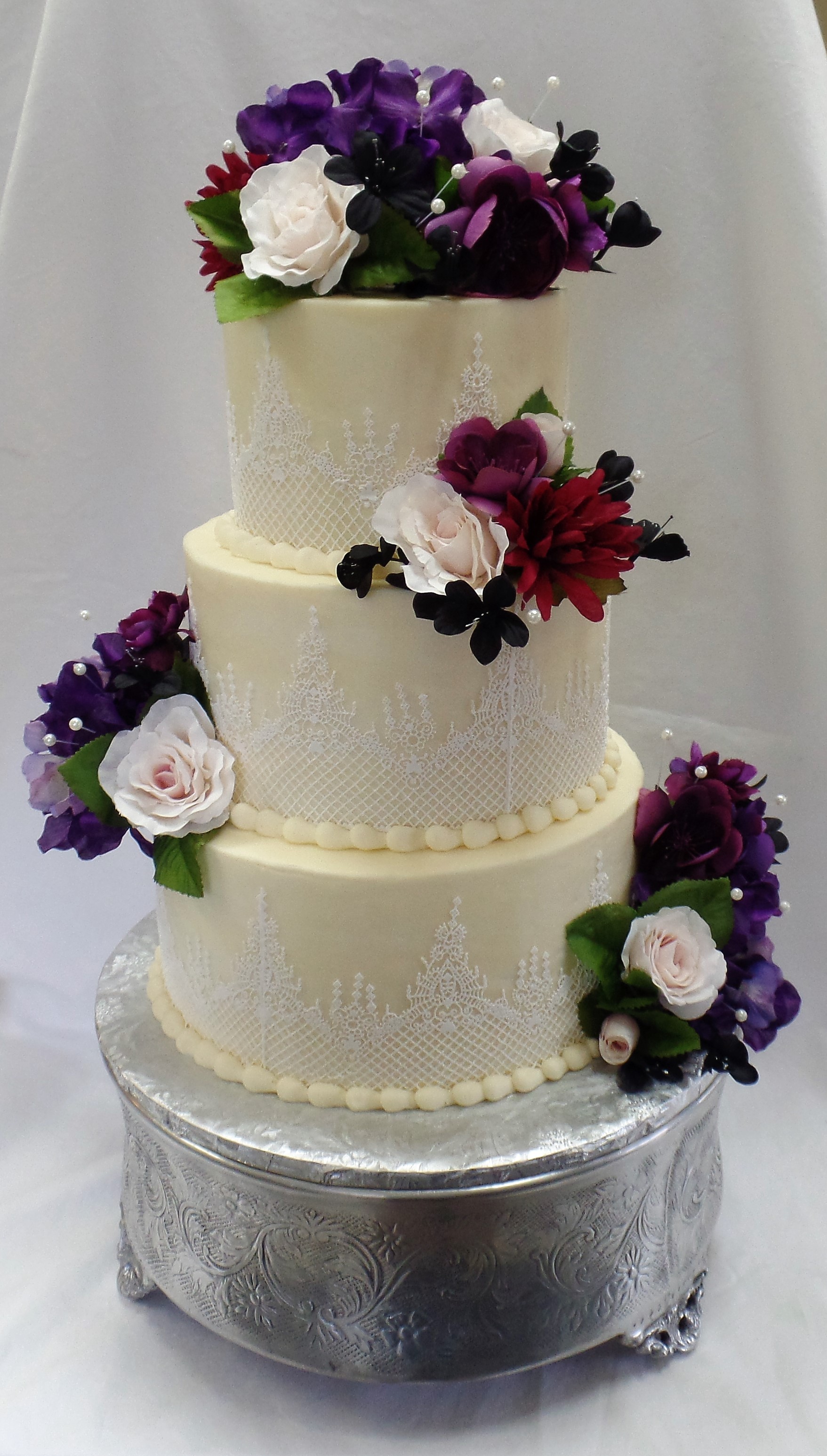 Lace Wedding Cake