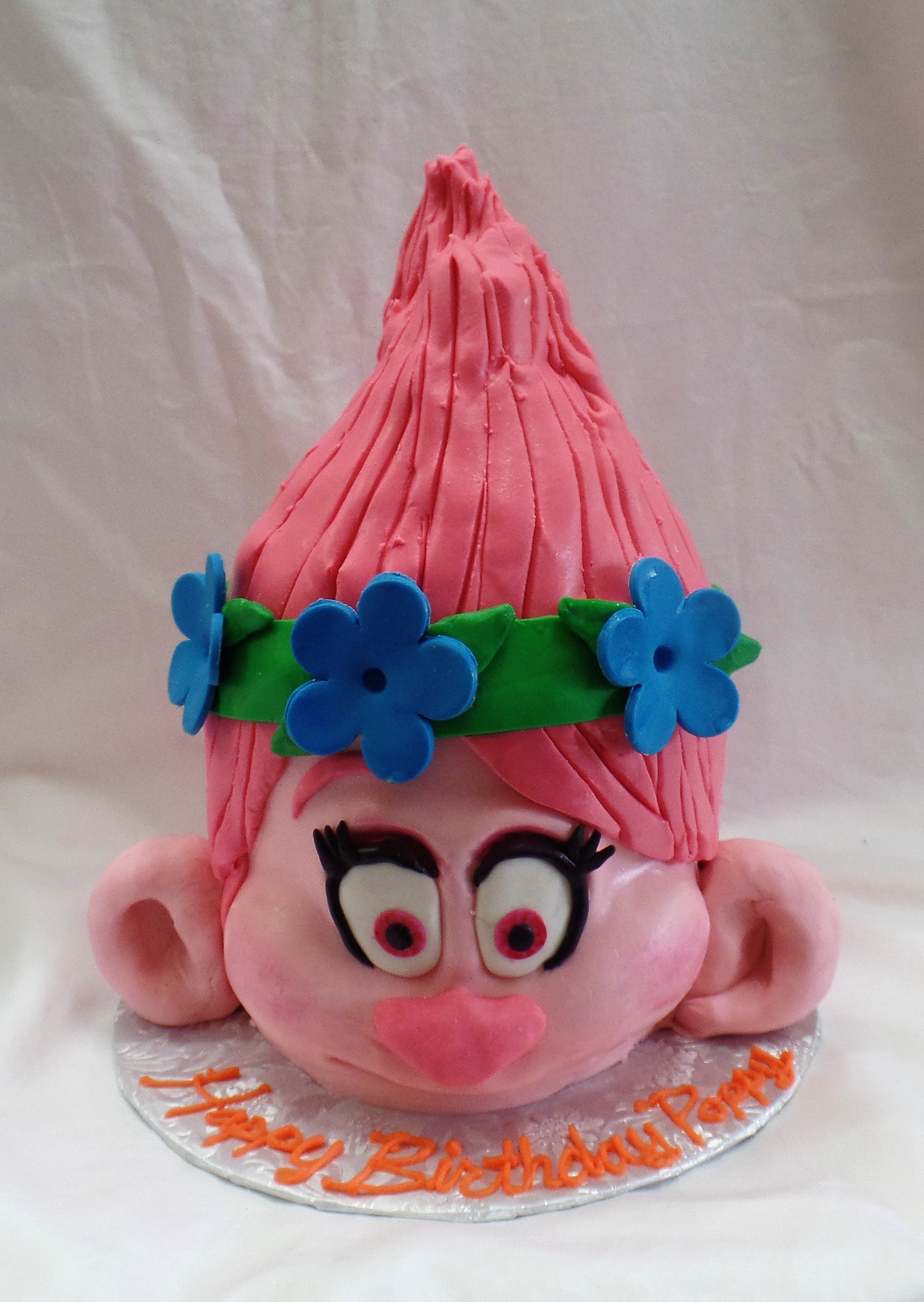 Poppy Birthday Cake