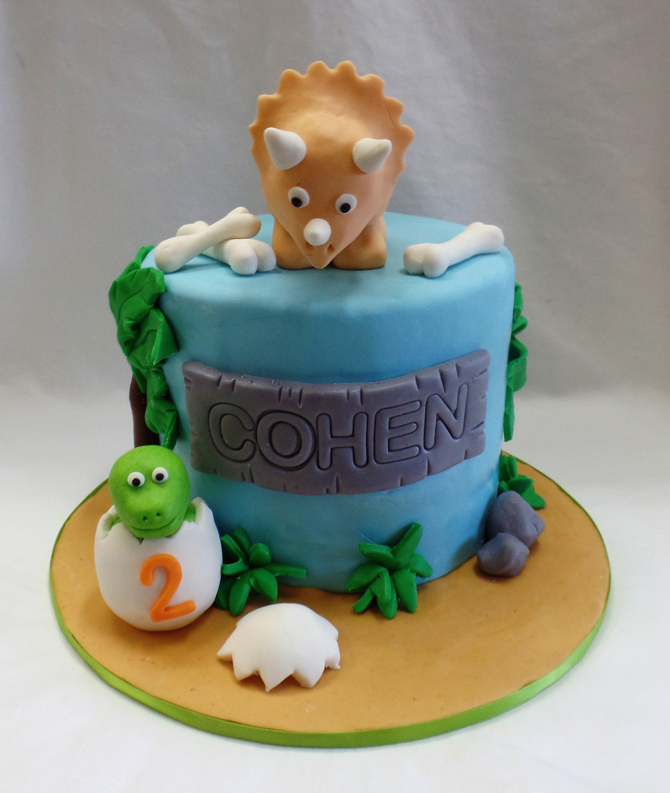 Dinosuar Birthday Cake