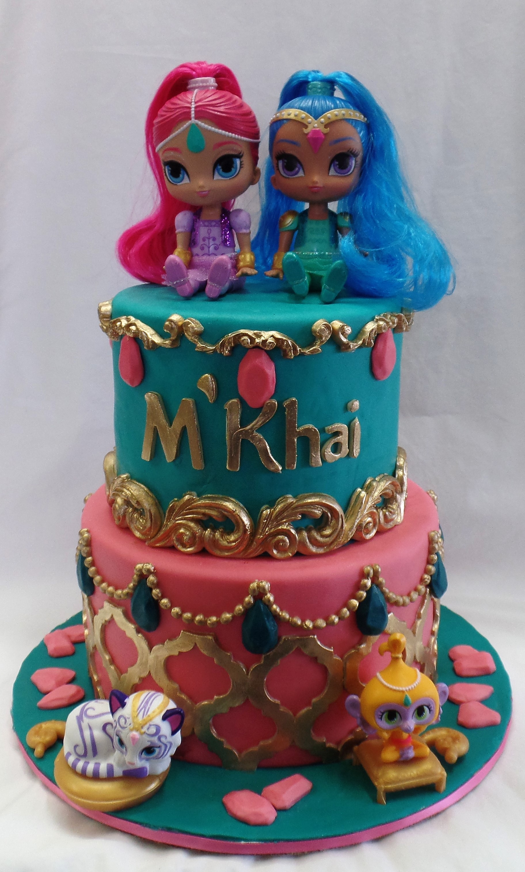 Shimmer & Shine Birthday Cake
