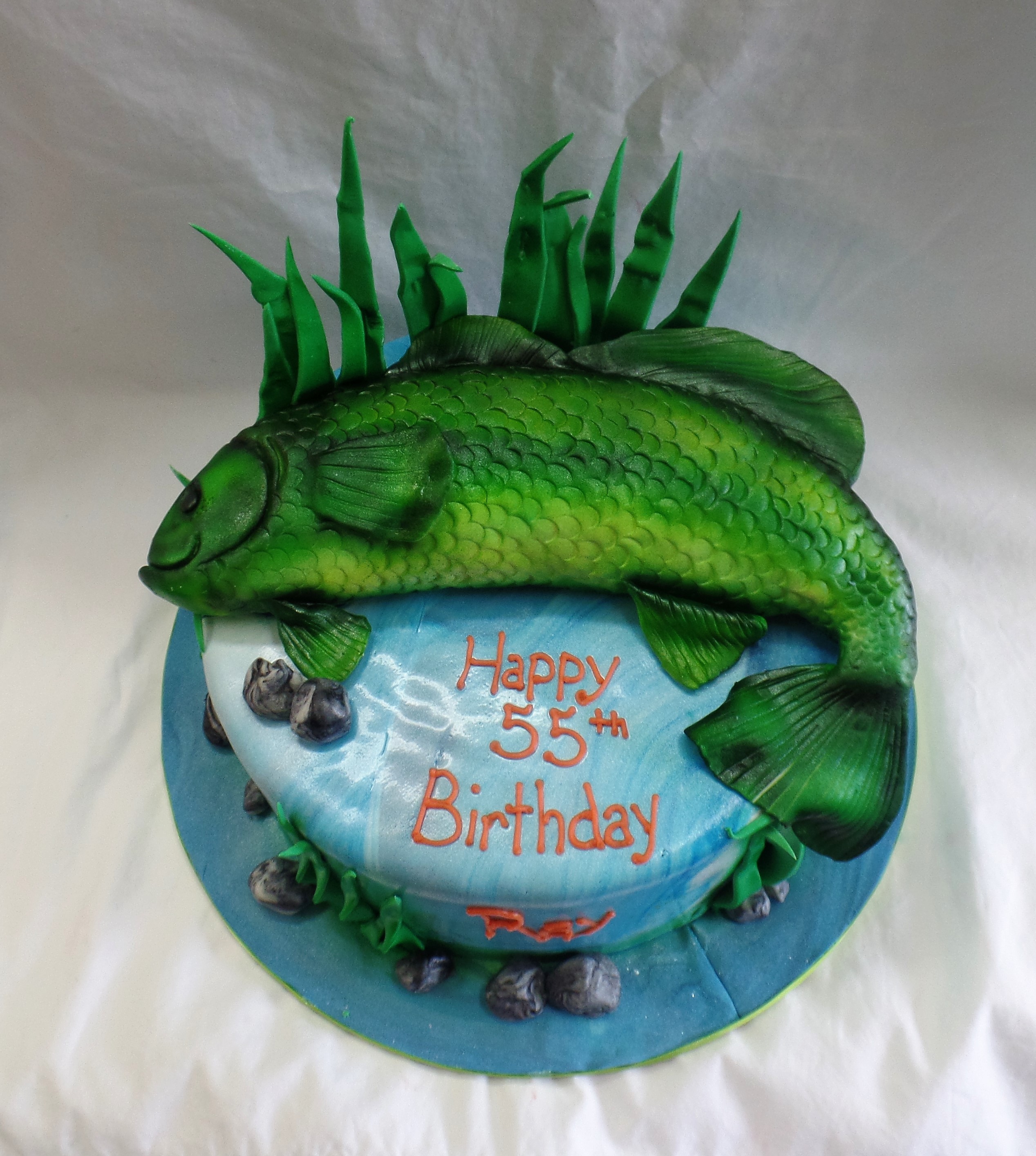 Fishing Birthday Cake