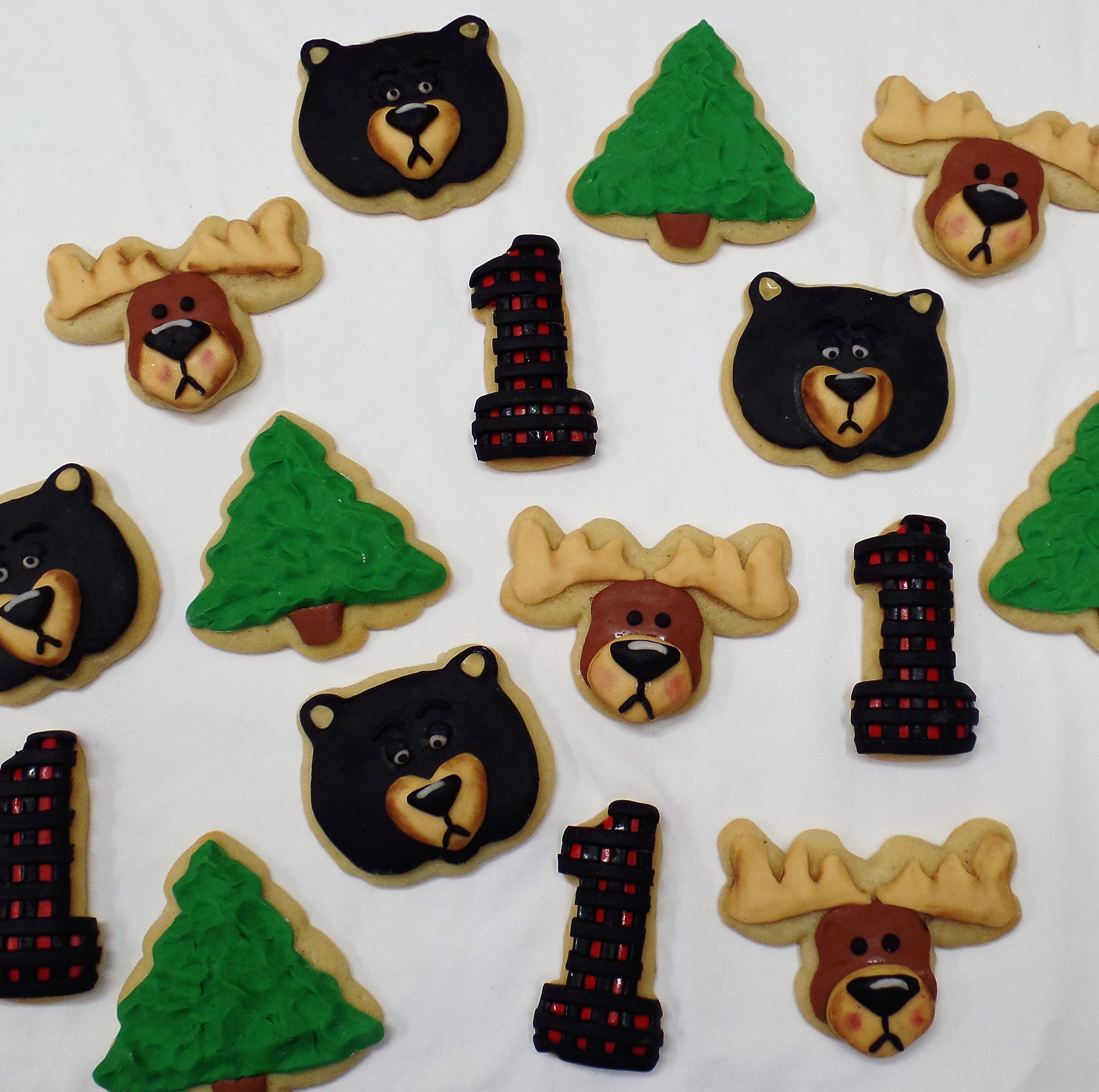 Woodland Birthday Cookies
