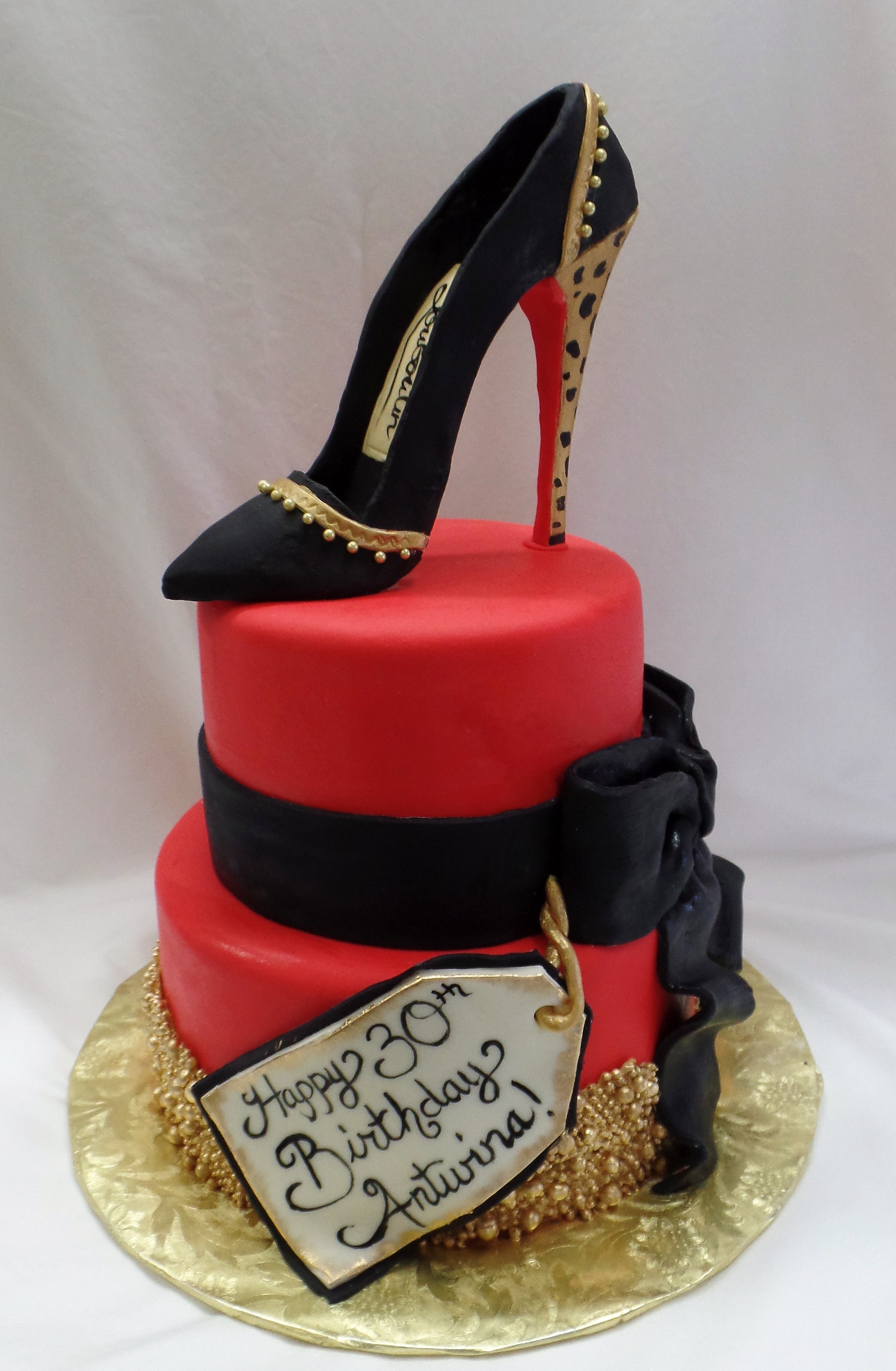 Christian Louboutin Shoe Cake