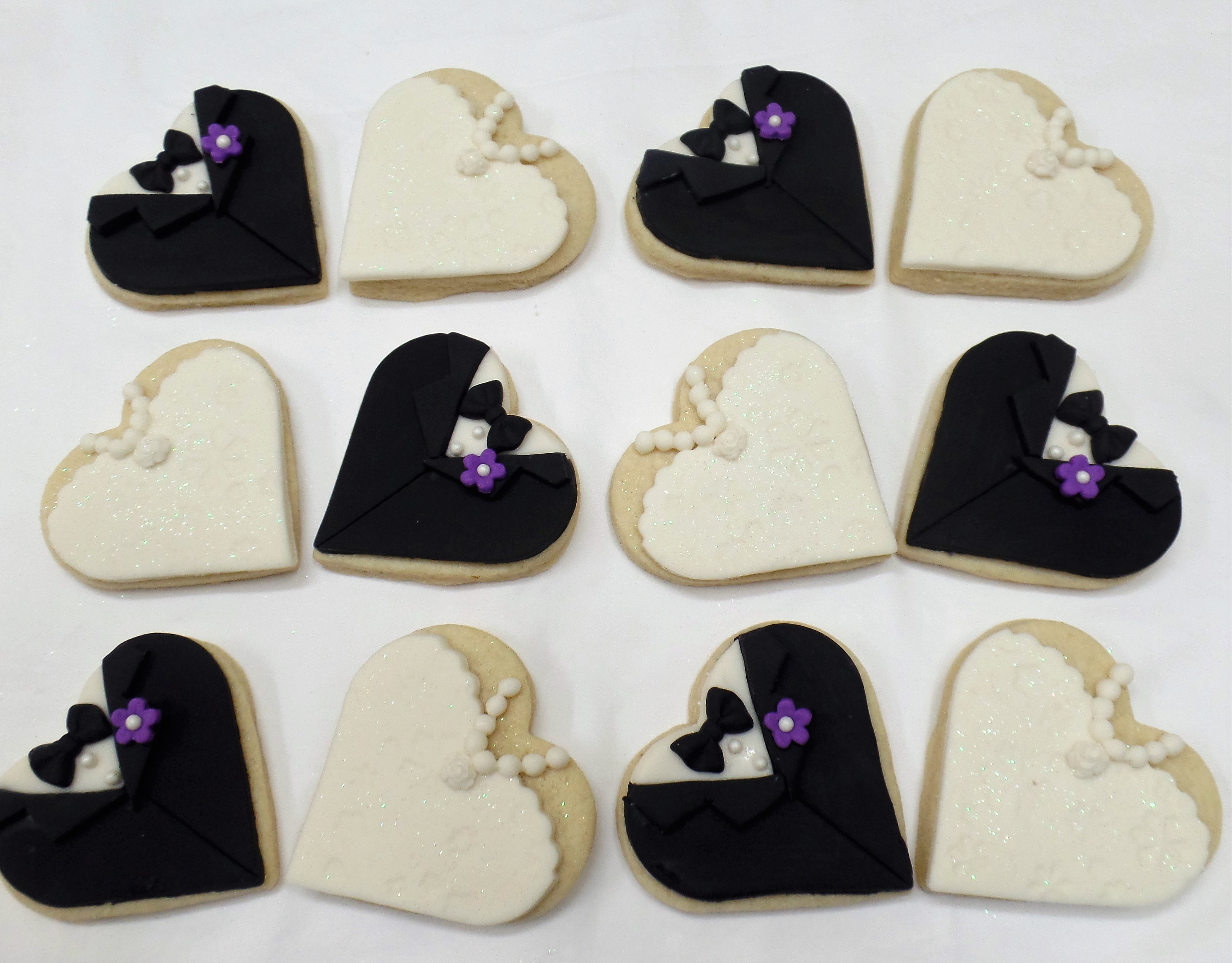 Bride & Groom Cookies