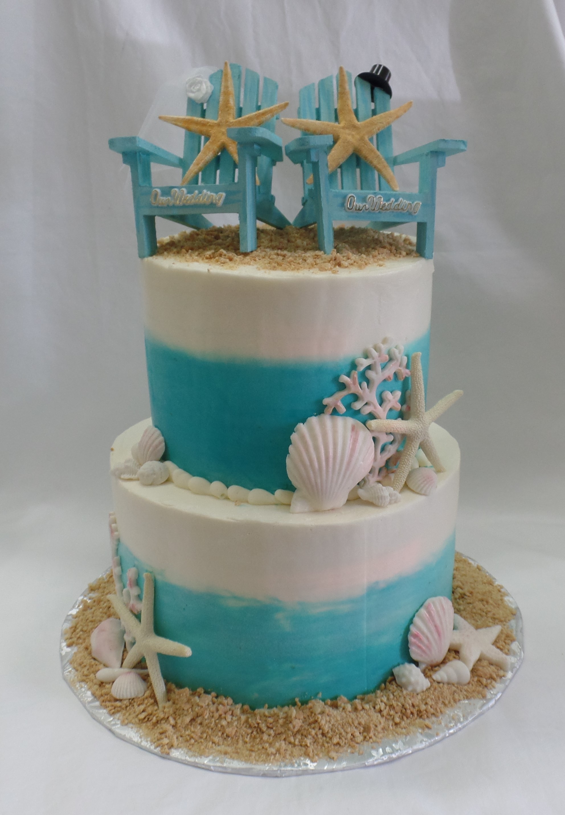 Beach Wedding Cake