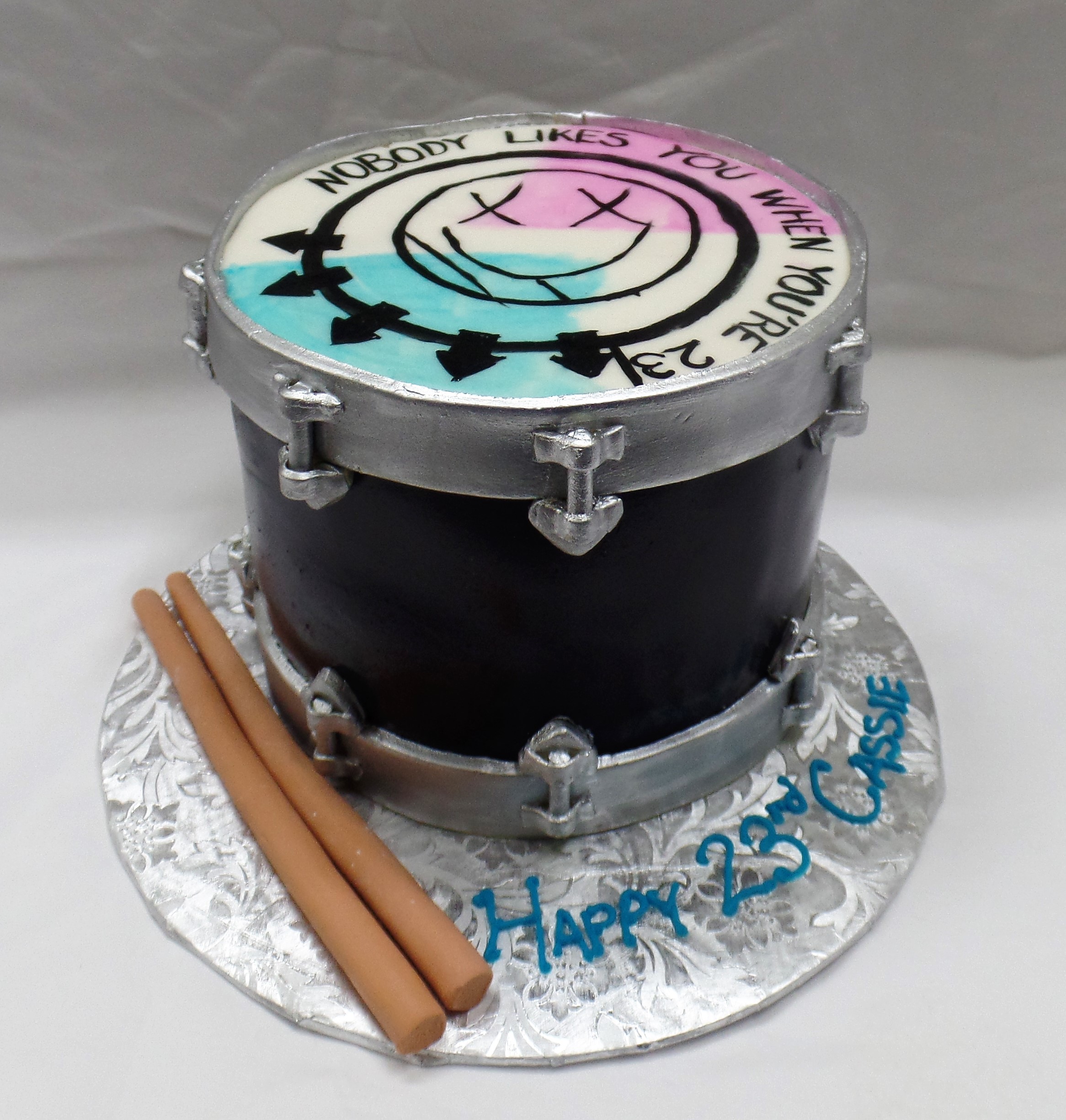 Drum Birthday Cake