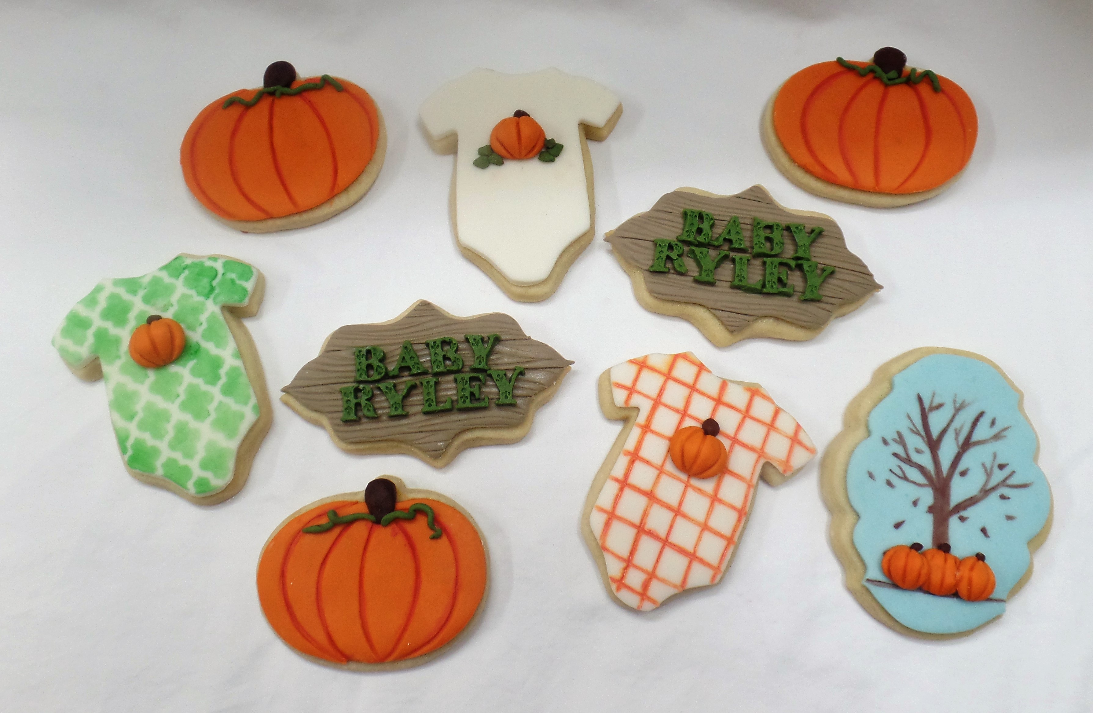Fall Baby Shower Cookies
