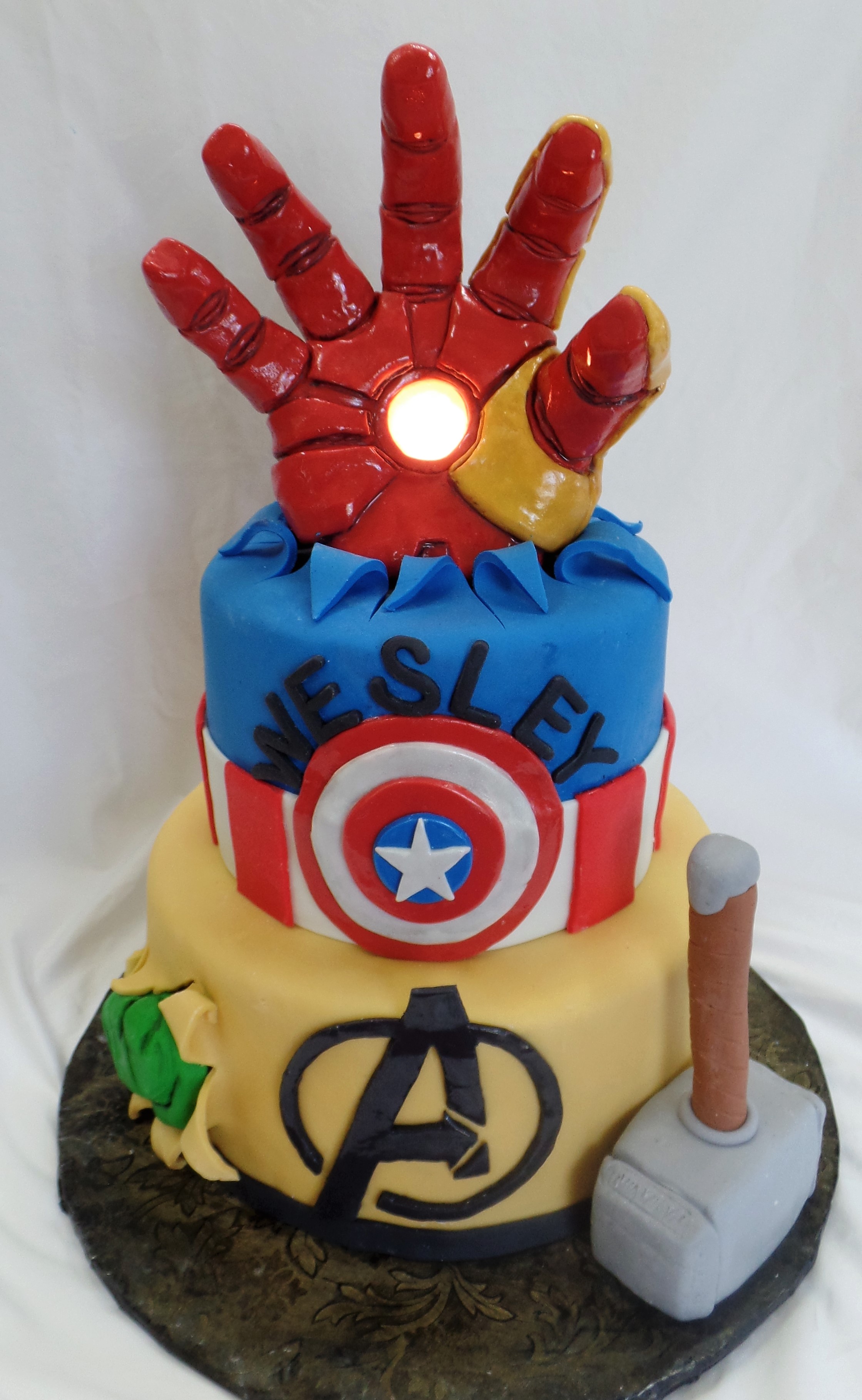 Superhero Birthday Cake