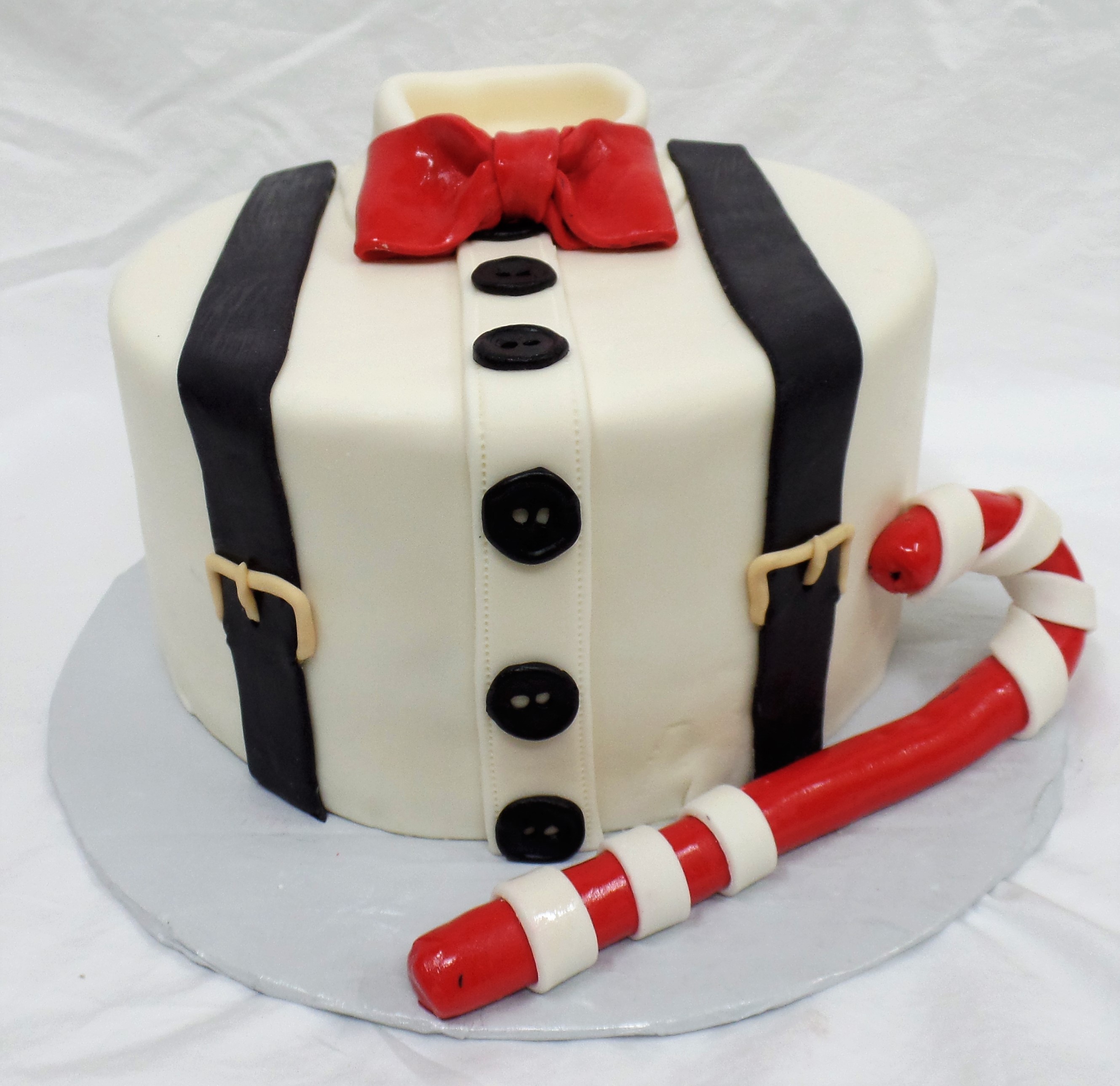 Bowtie Baby Shower Cake