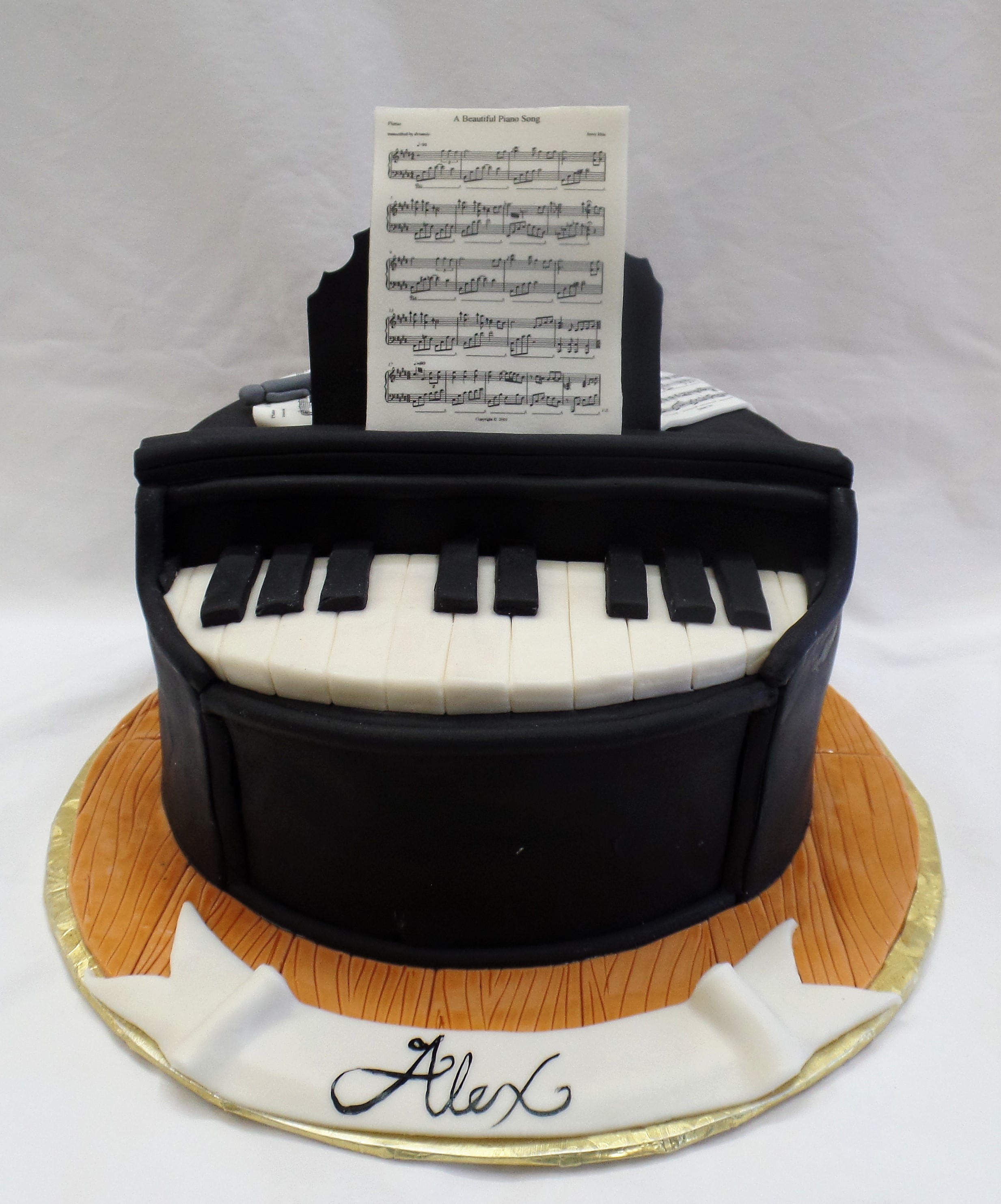 Pianist's Birthday Cake