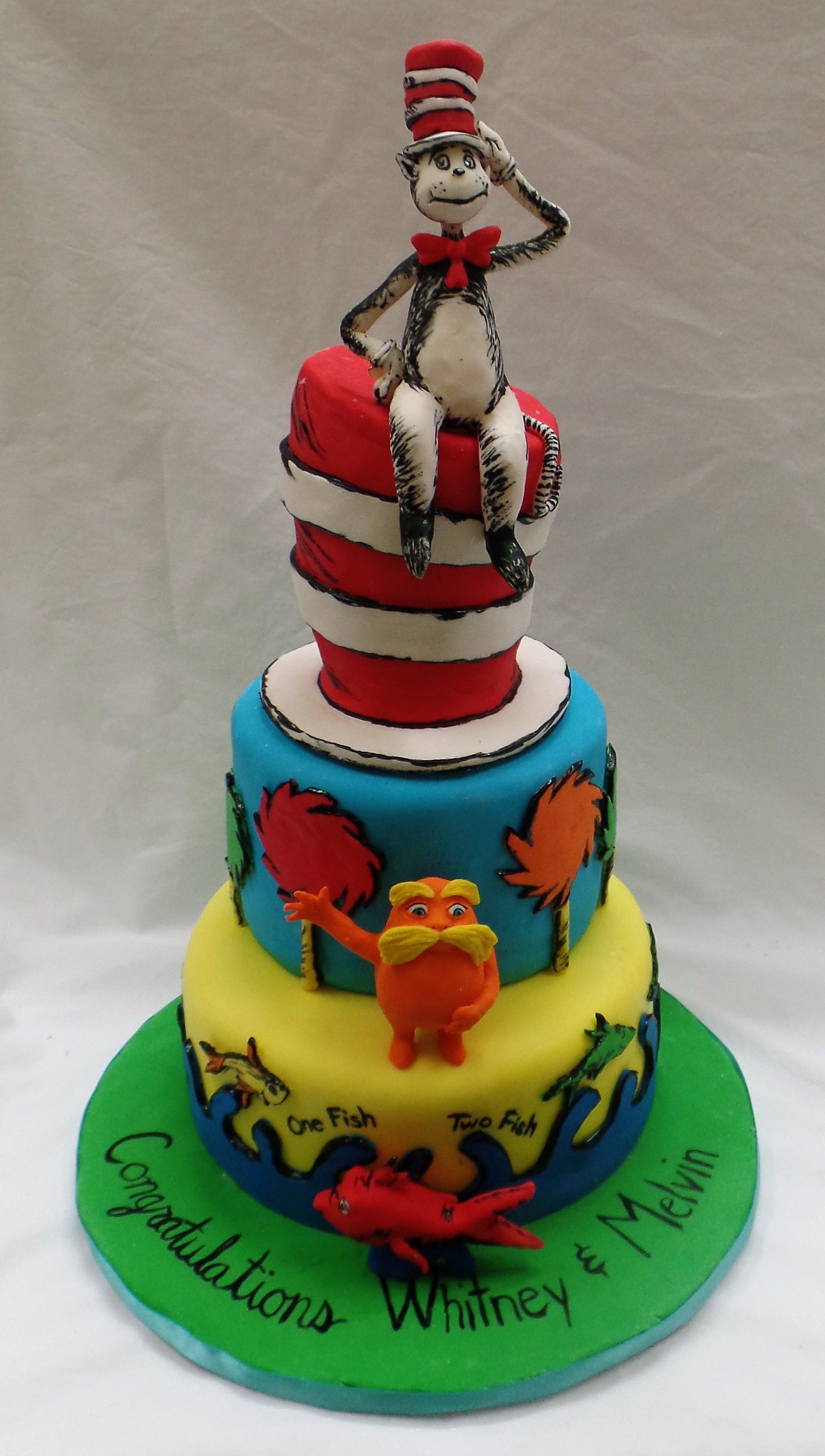 Dr. Seuss Baby Shower Cake