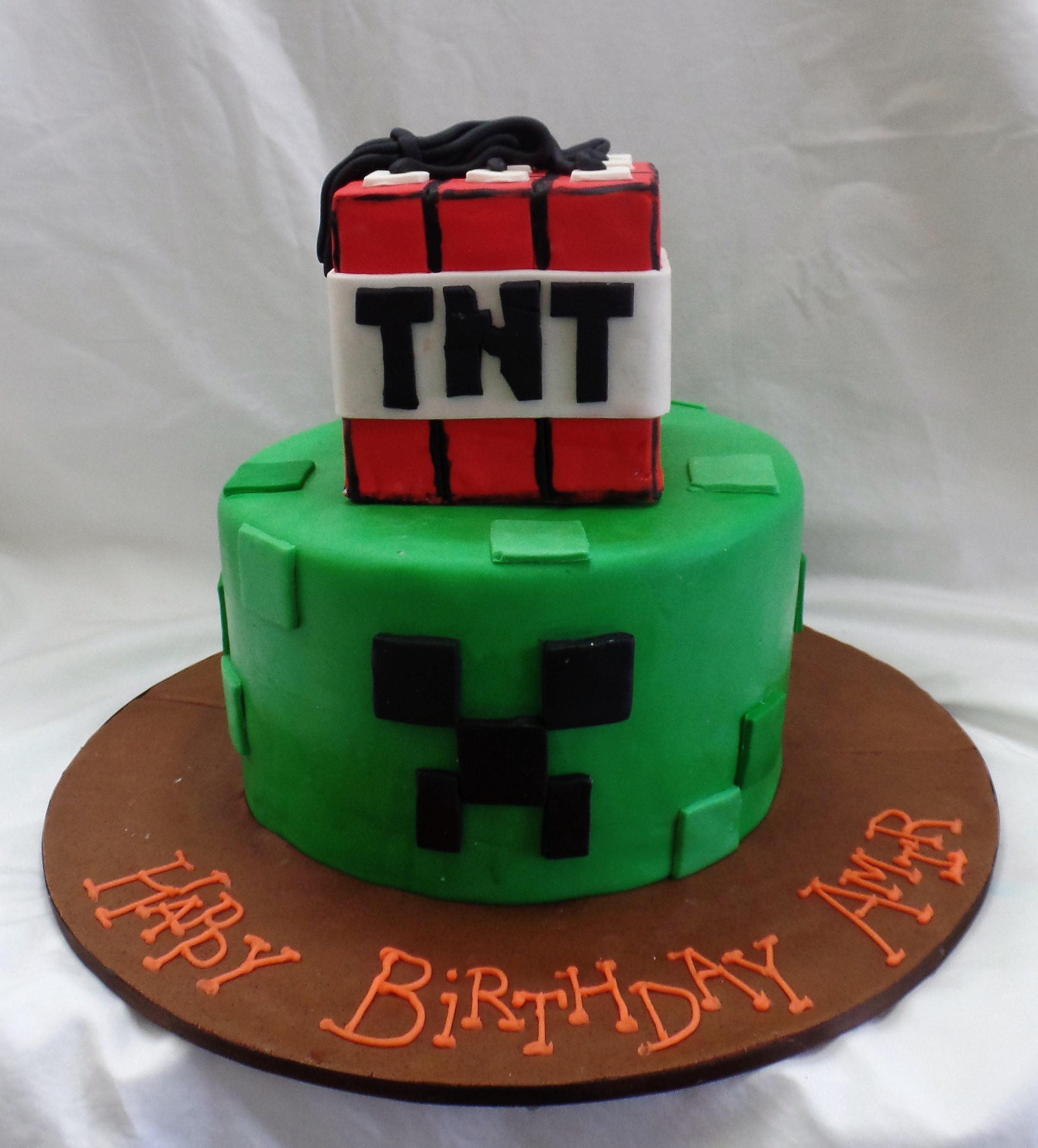 Minecraft Birthday Cake