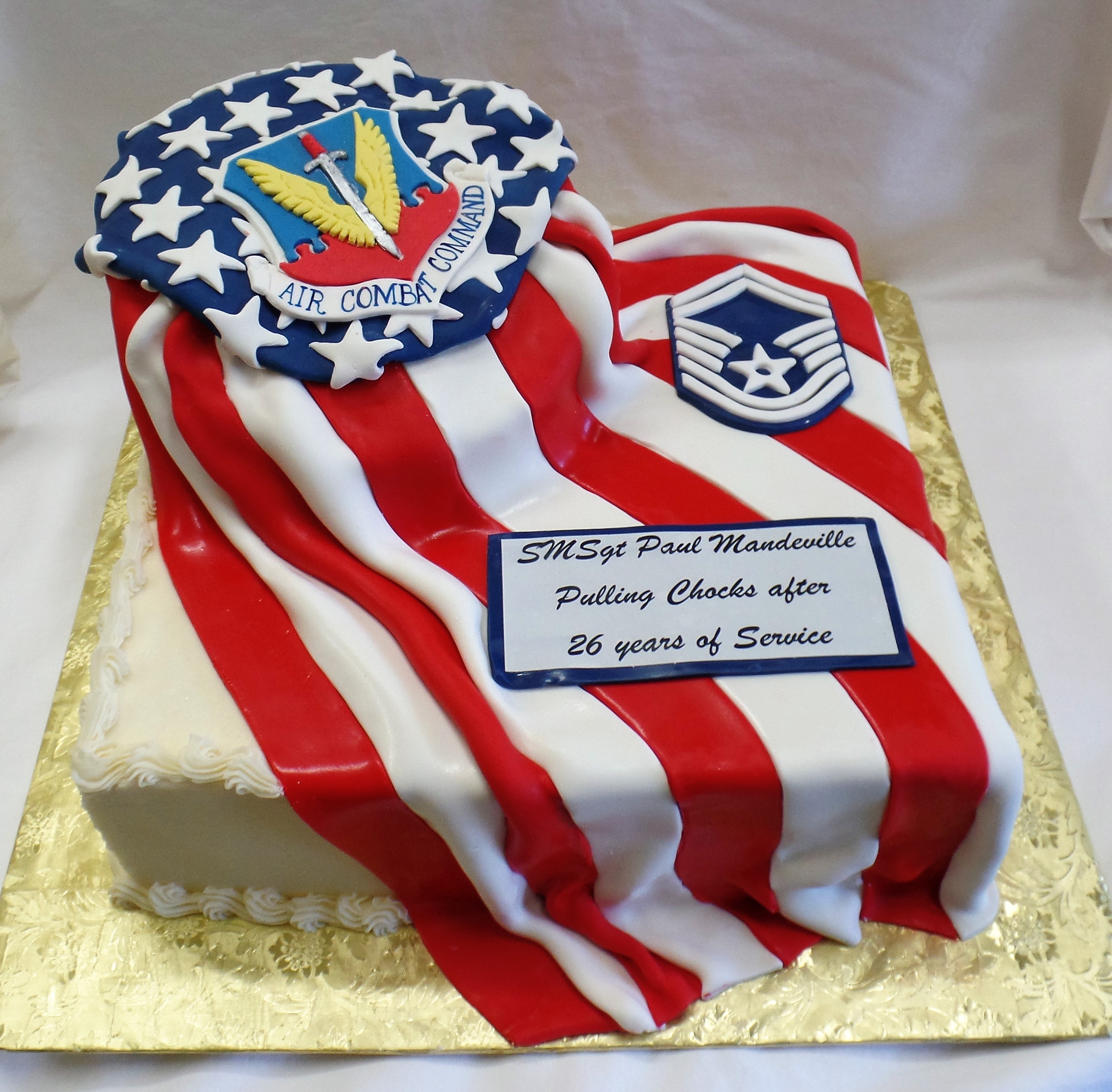 Air Force Retirement Cake