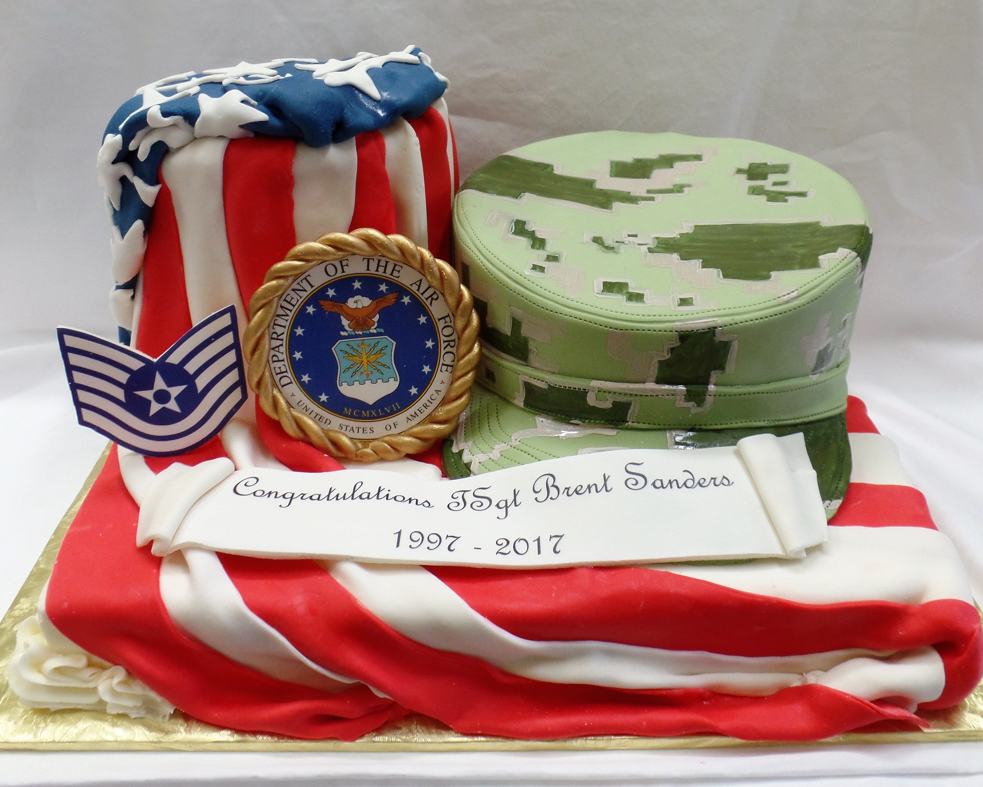 Air Force Retirement Cake