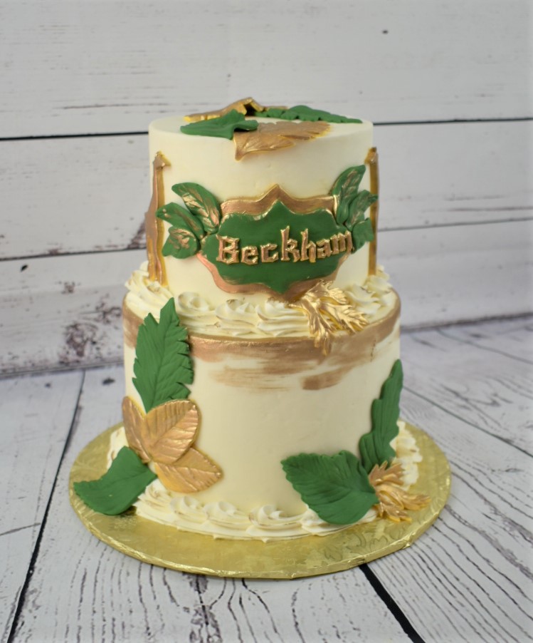 Jungle Baby Shower Cake