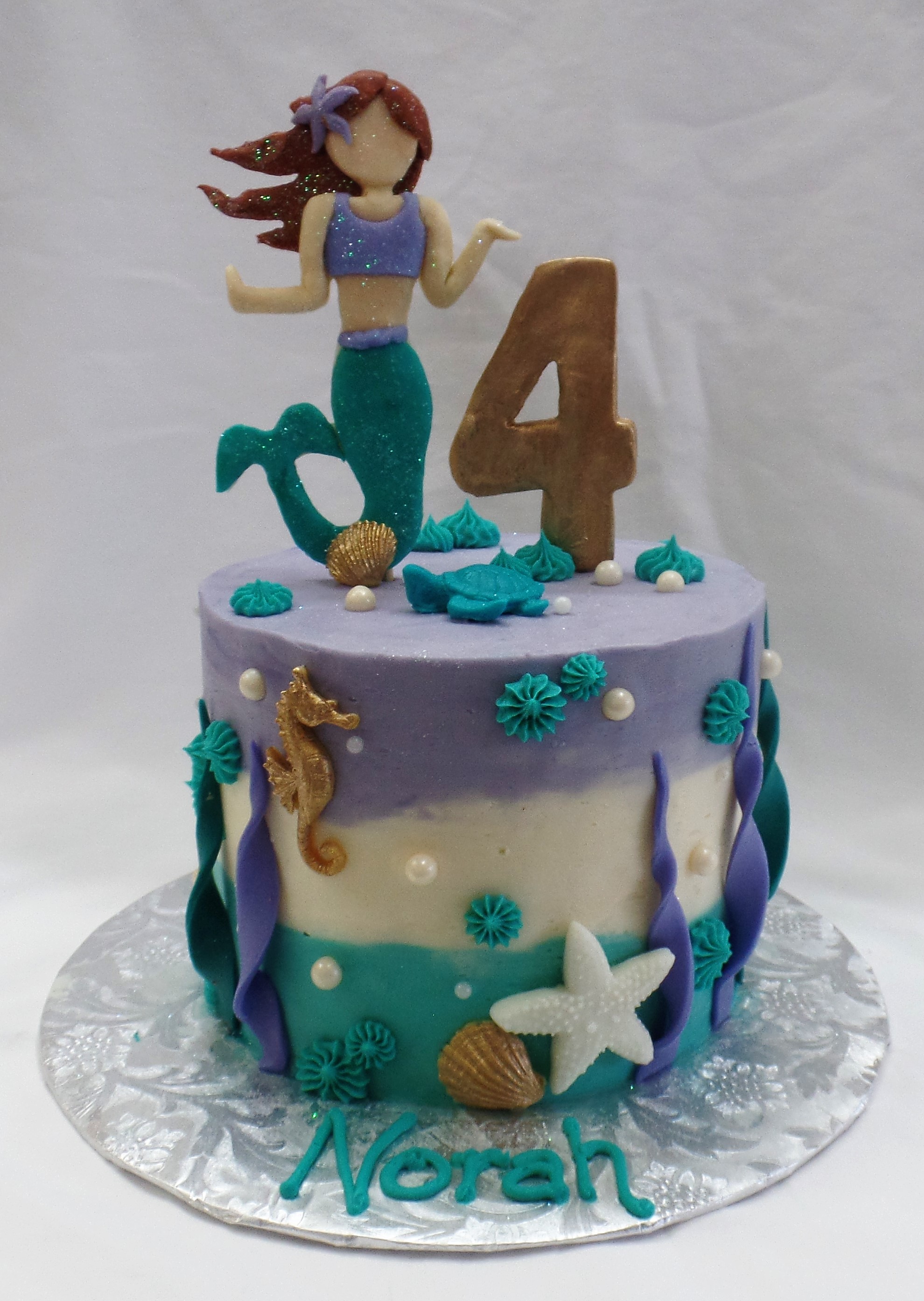 Mermaid Birthday Cake