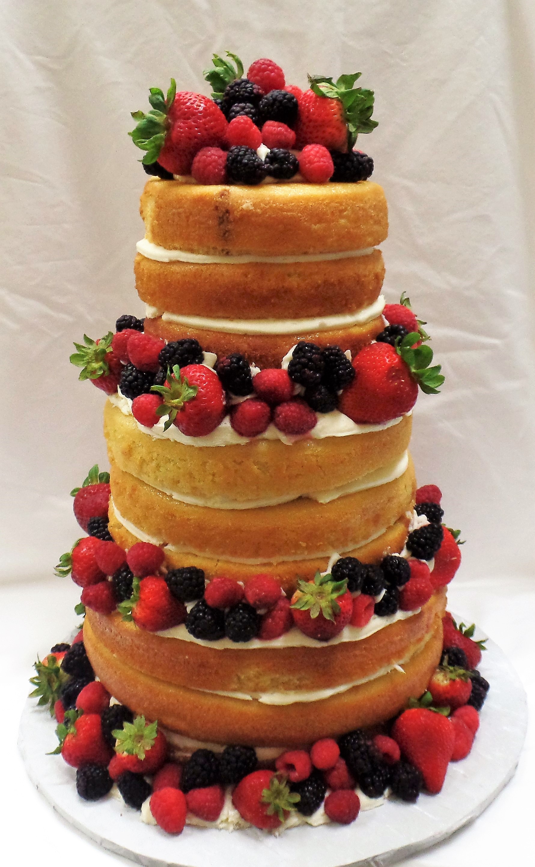 Naked Wedding Cake