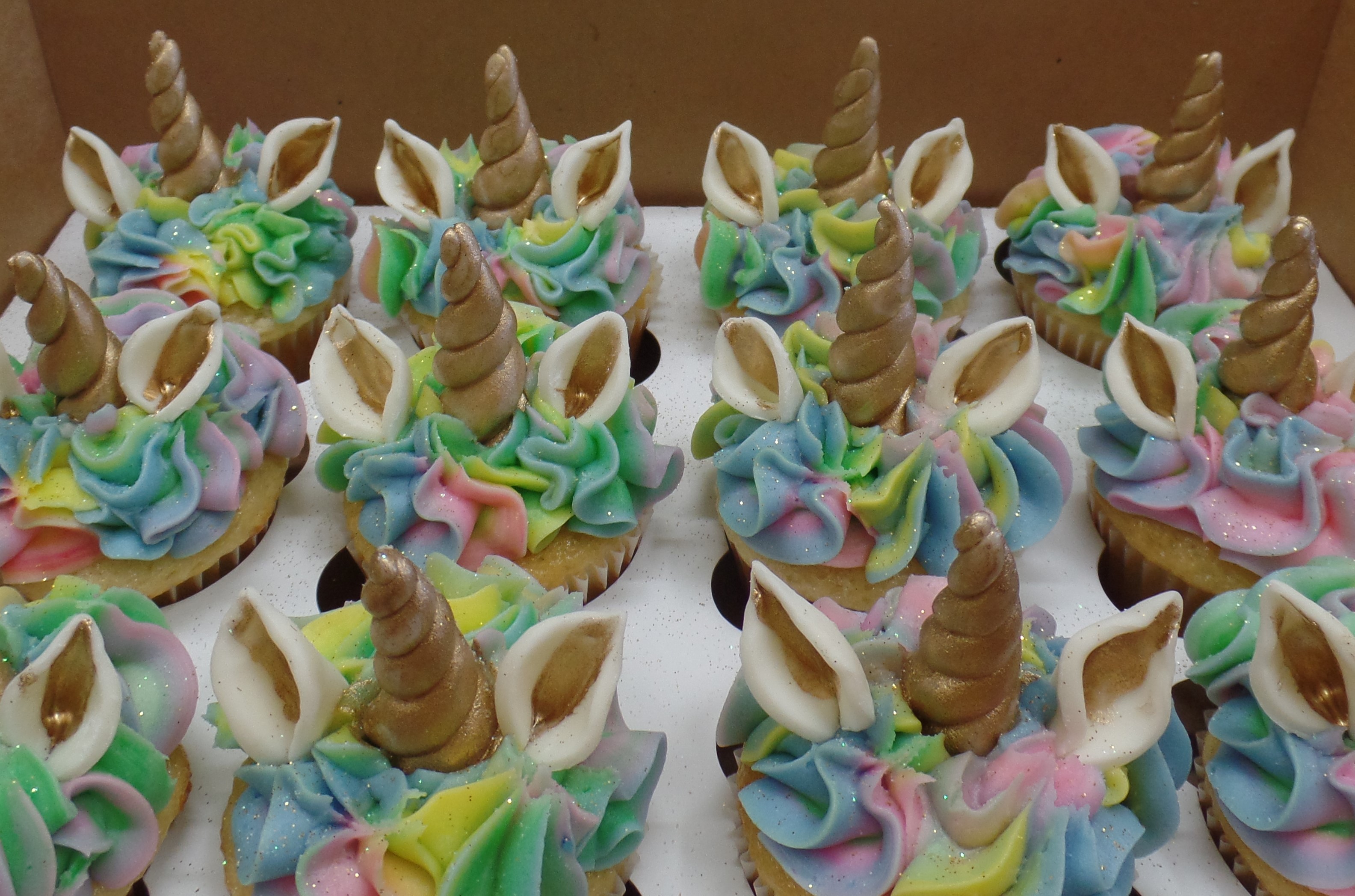 Unicorn Birthday Cupcakes
