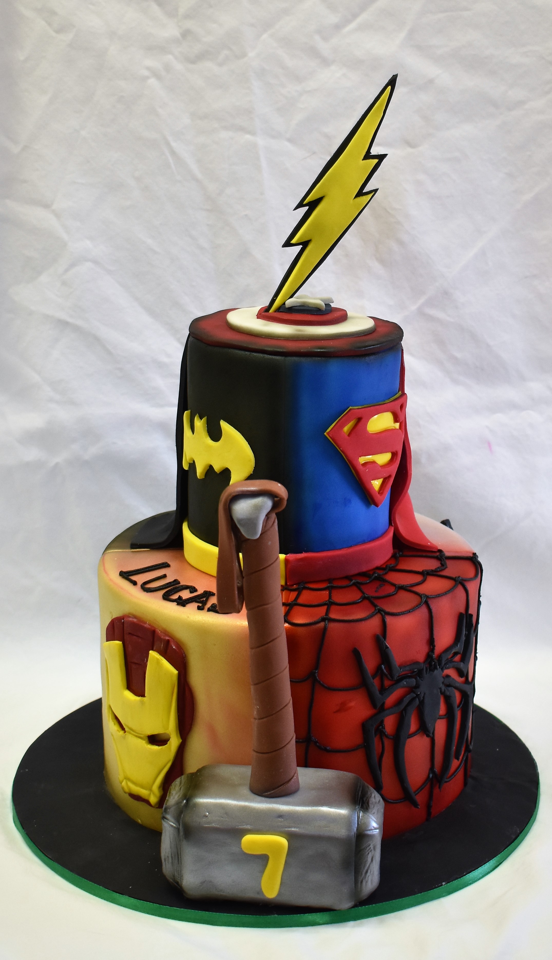 Superhero Birthday Cake