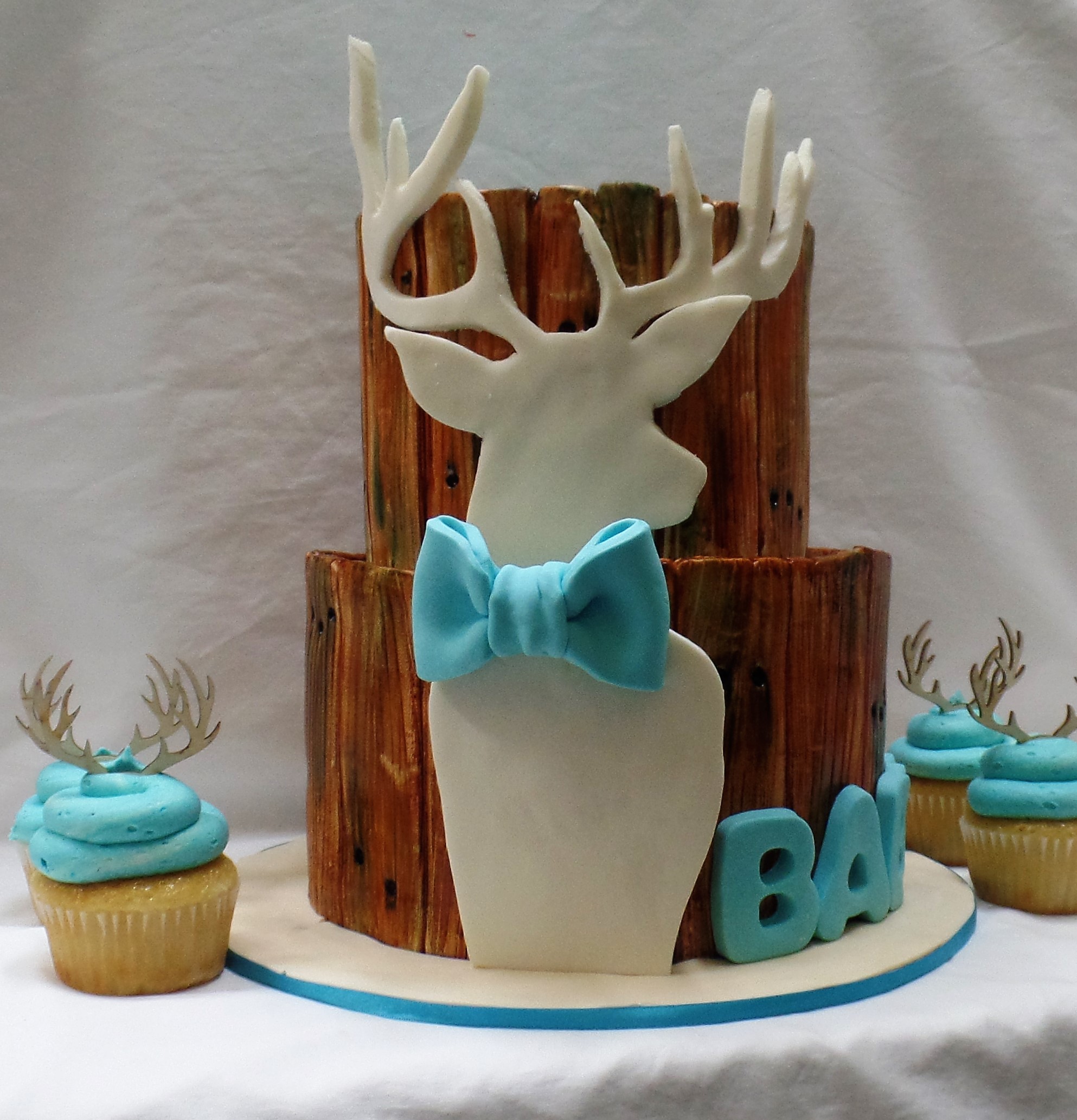 Deer Baby Shower Cake