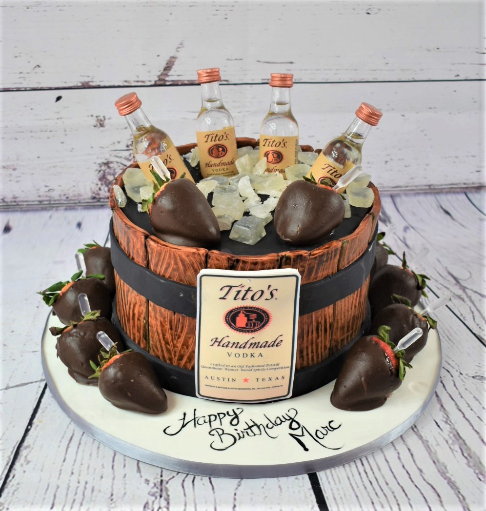 Boozy Birthday Cake