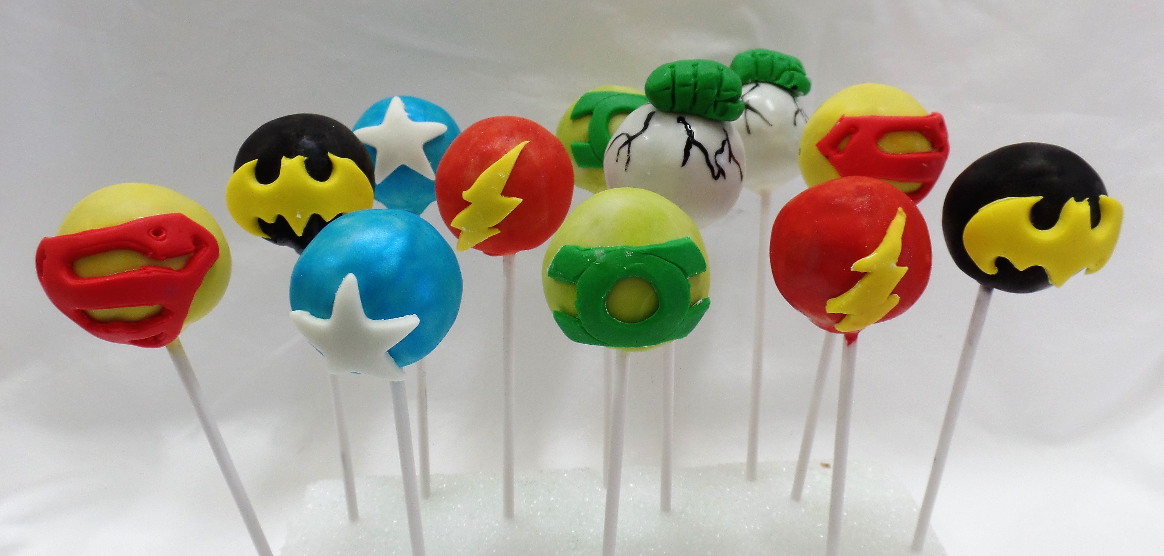 Super Hero Cake Pops