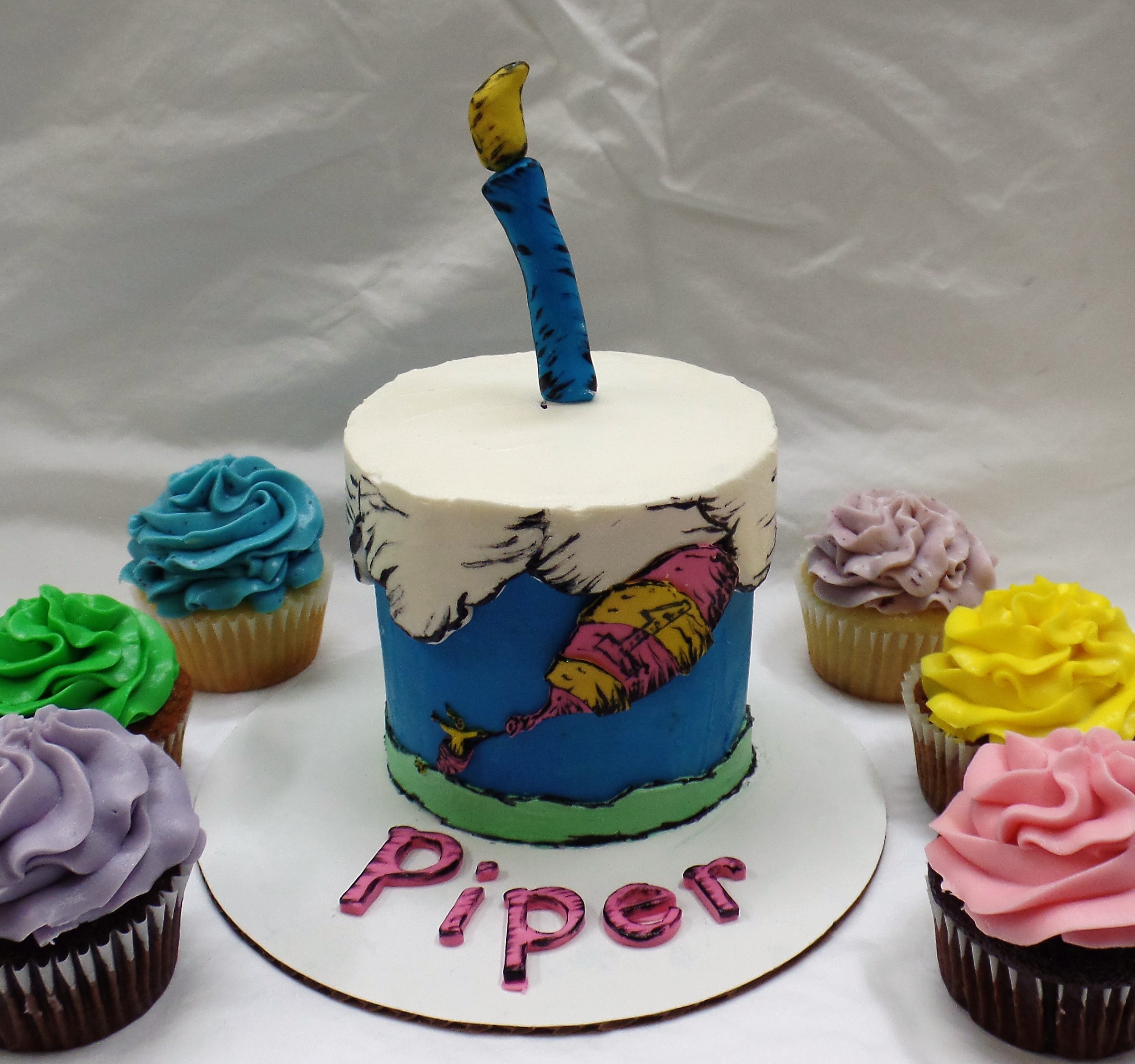 Oh the Places You'll Go Cake